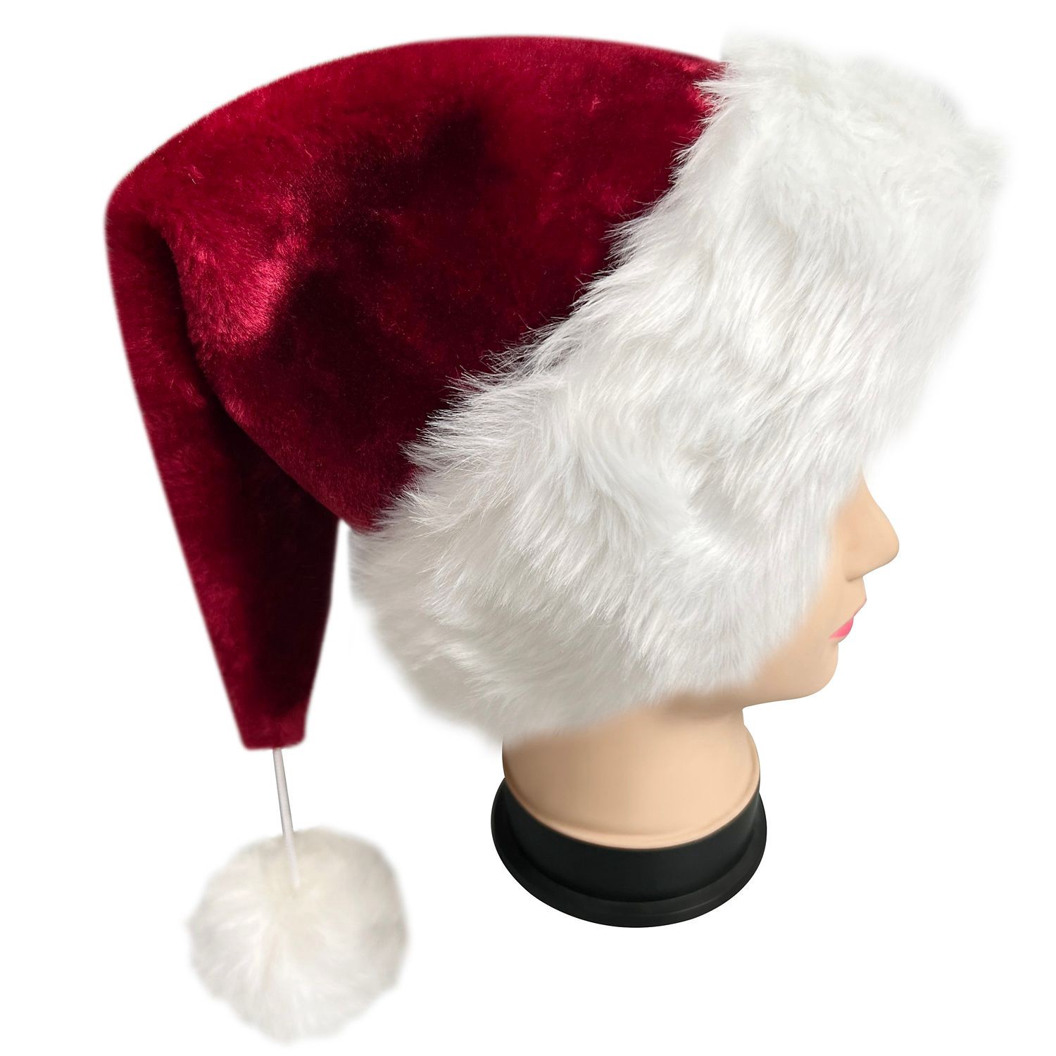 slide 3 of 4, 17" Burg Santa Hat, 17 in