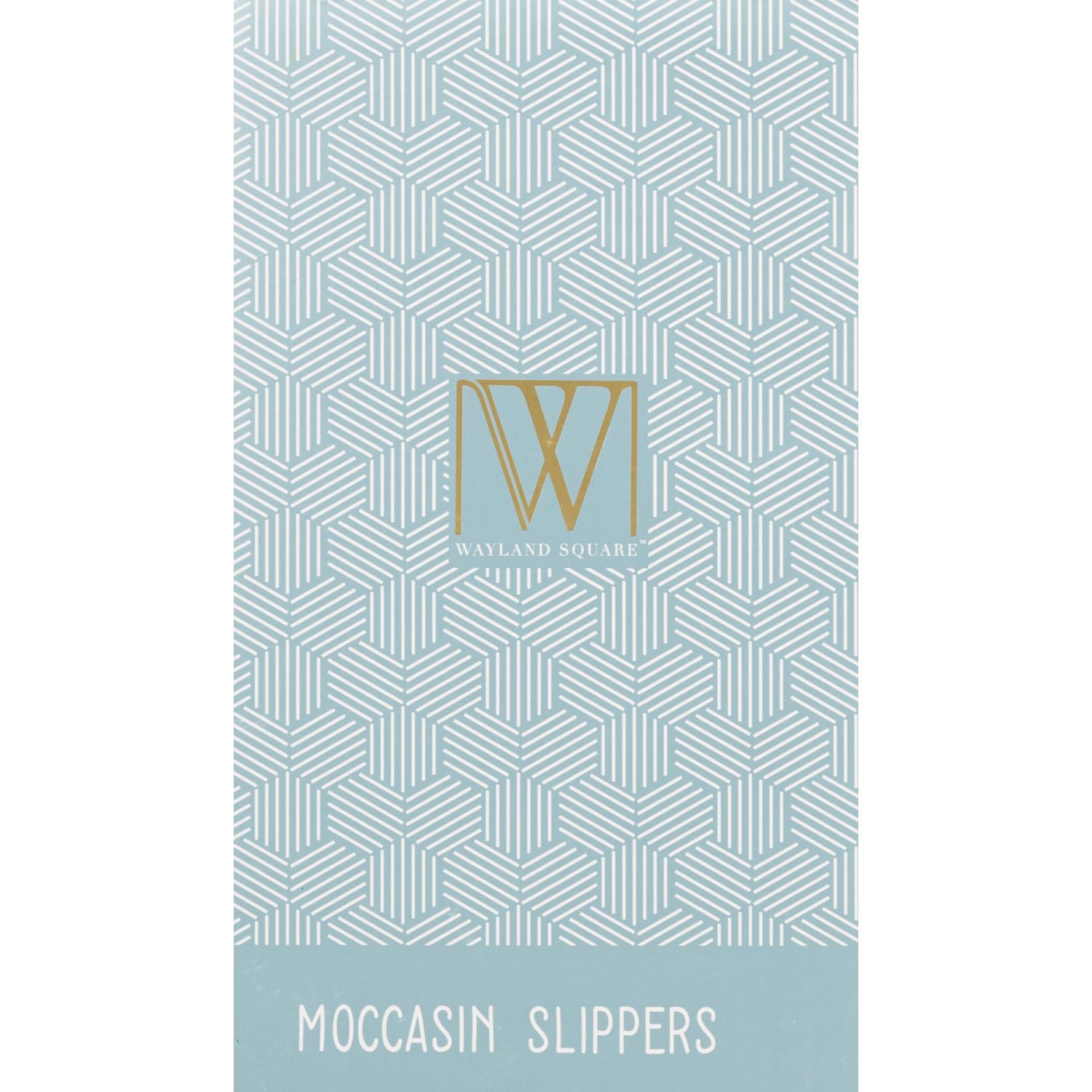 slide 3 of 3, Wayland Square Men's Faux Leather Moccasins, Black, Assorted Sizes, 1 Pr, 1 ct