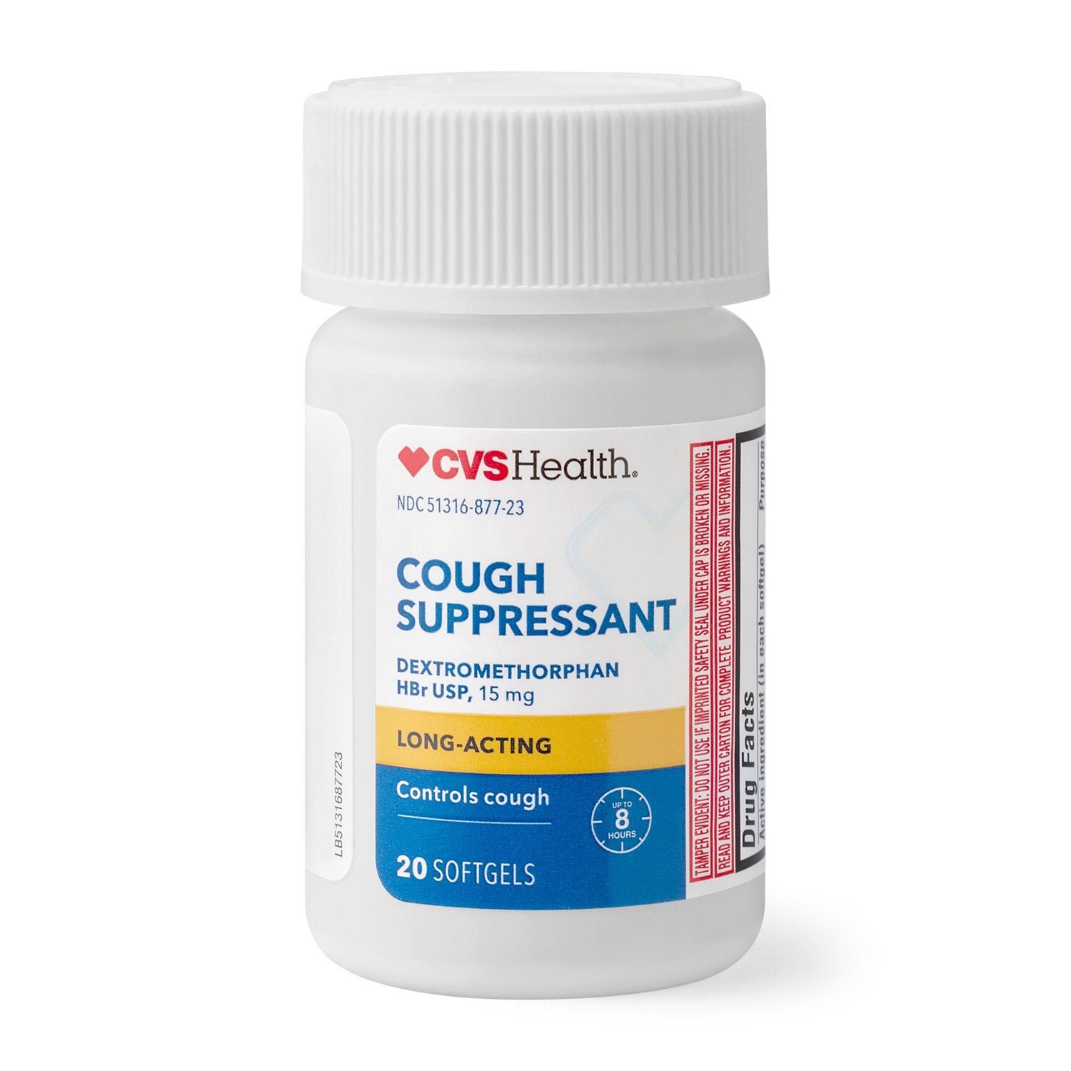 slide 6 of 6, Cvs Health Cough Suppressant Softgels, 20 ct