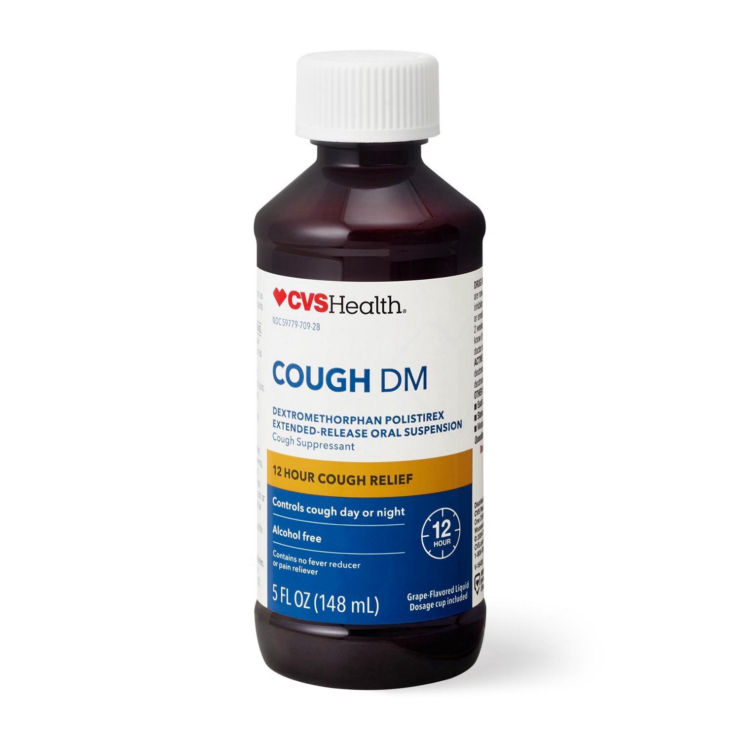 slide 6 of 7, Cvs Health Cough Dm Liquid Suspension, Grape, 5 Oz, 5 oz