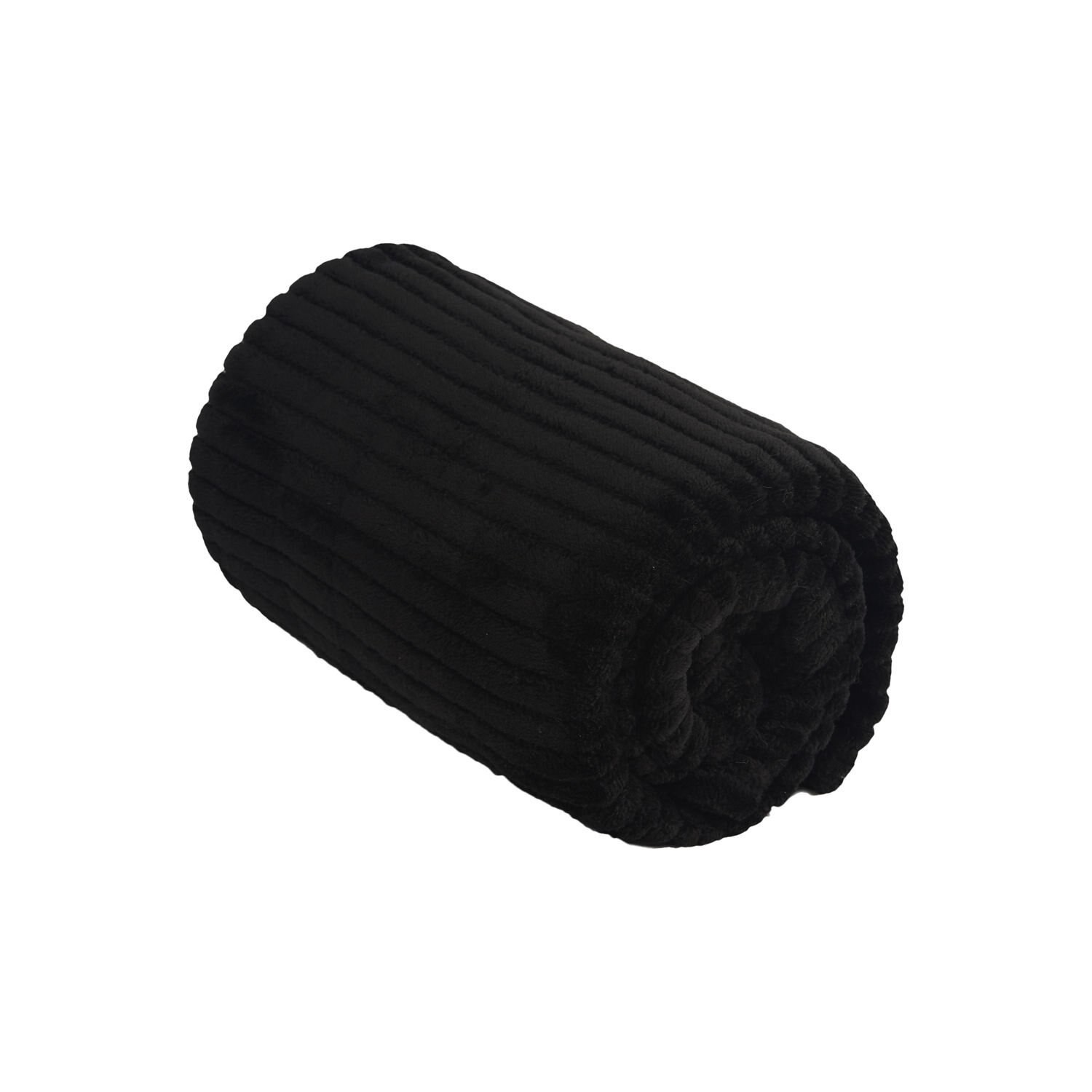 slide 3 of 3, Fall Fest Flannel Throw Blanket, Solid Grey, 1 ct