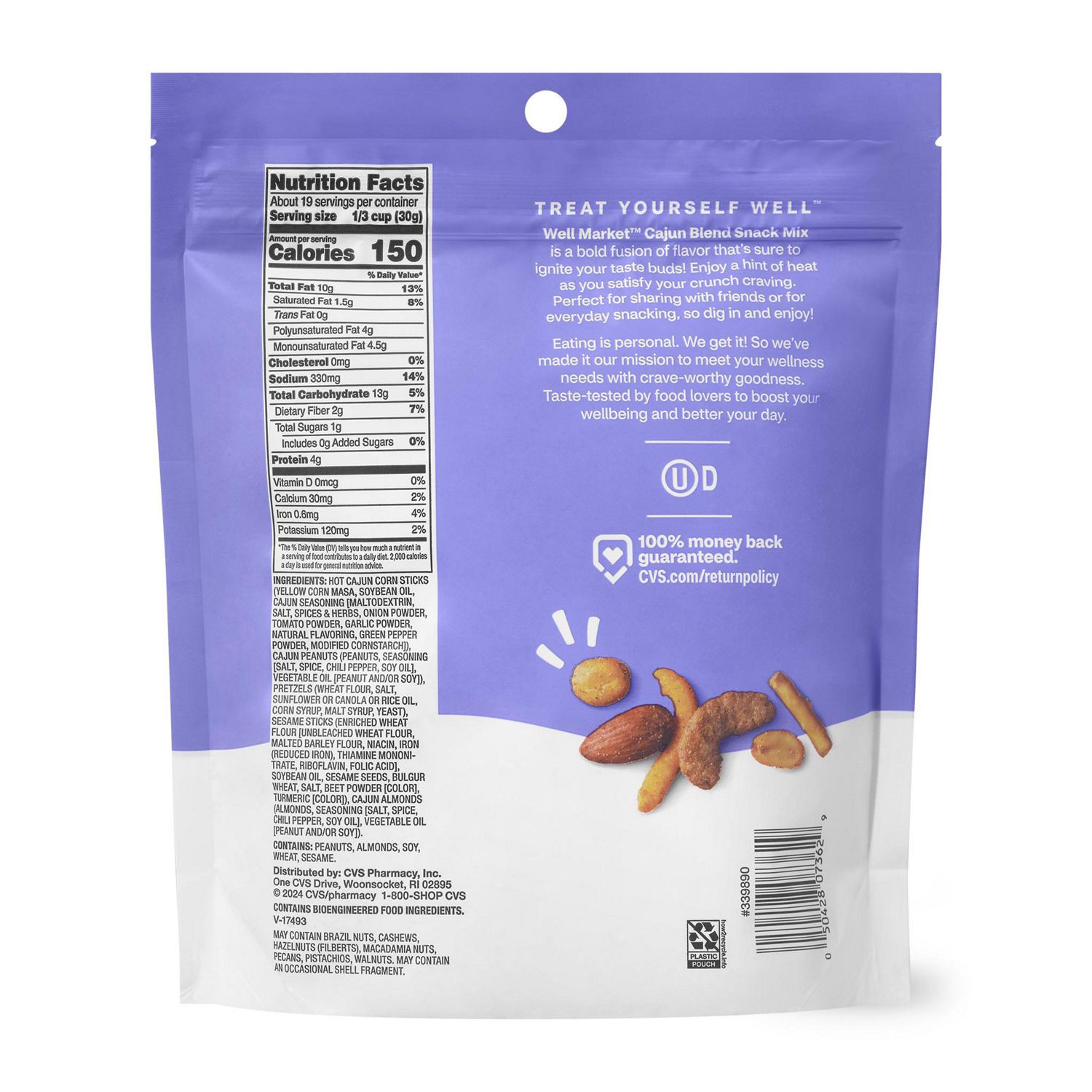 slide 2 of 3, Cvs Gold Emblem Cajun Blend Trail Mix, Jumbo Size, 20 Oz, 20 oz