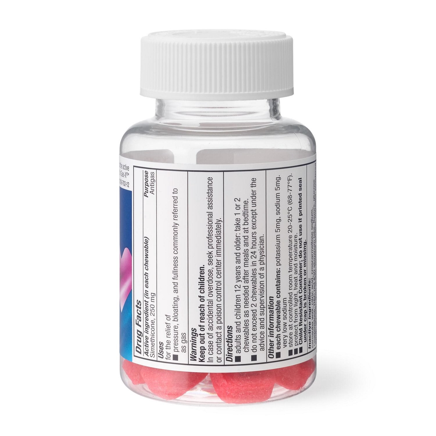 slide 2 of 4, Cvs Health Maximum Strength Gas Relief Soft Chewables, Mixed Berry, 20 Ct, 30 ct