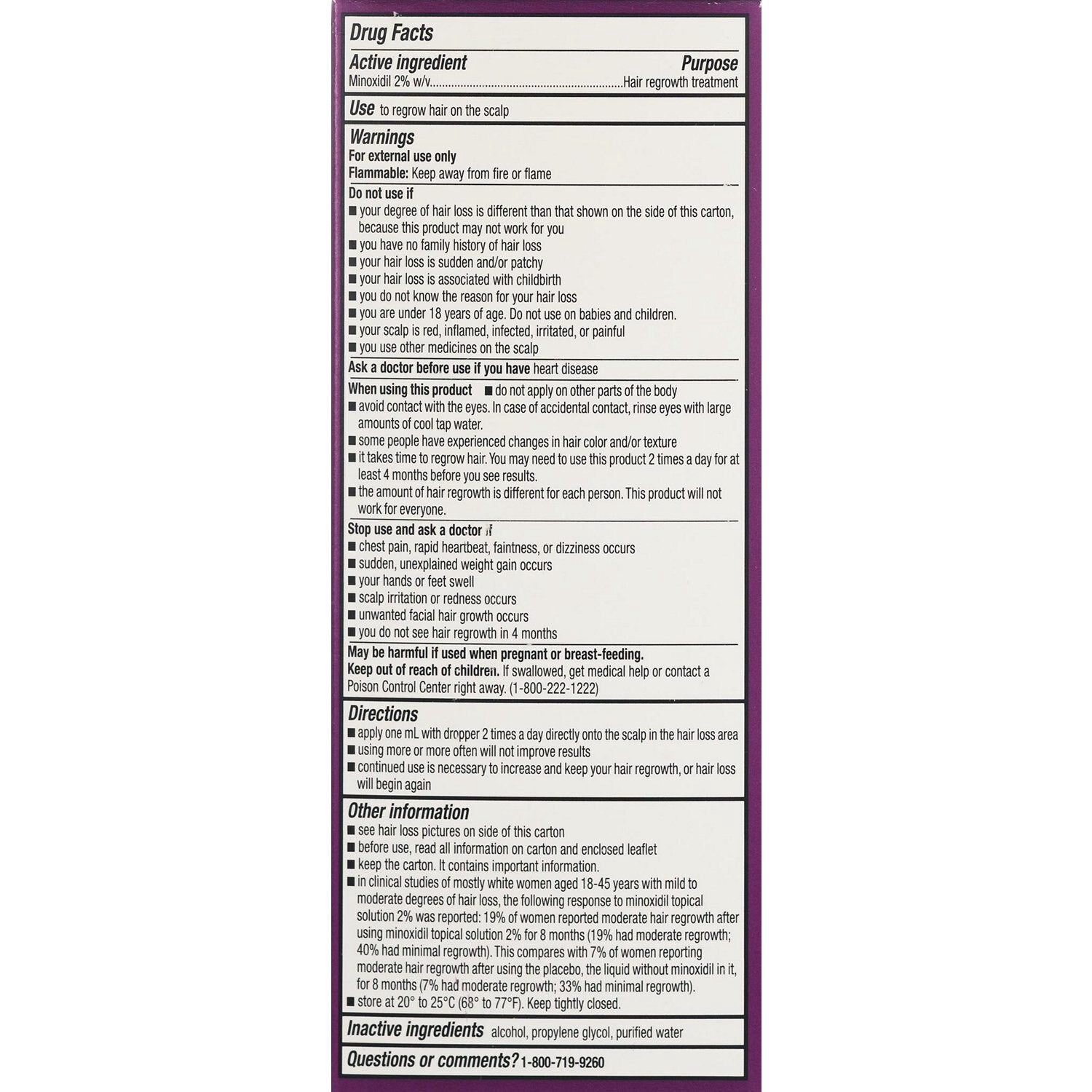 slide 3 of 7, Cvs Health Women's 2% Minoxidil Solution For Hair Regrowth, 1 Month Supply, 2 oz