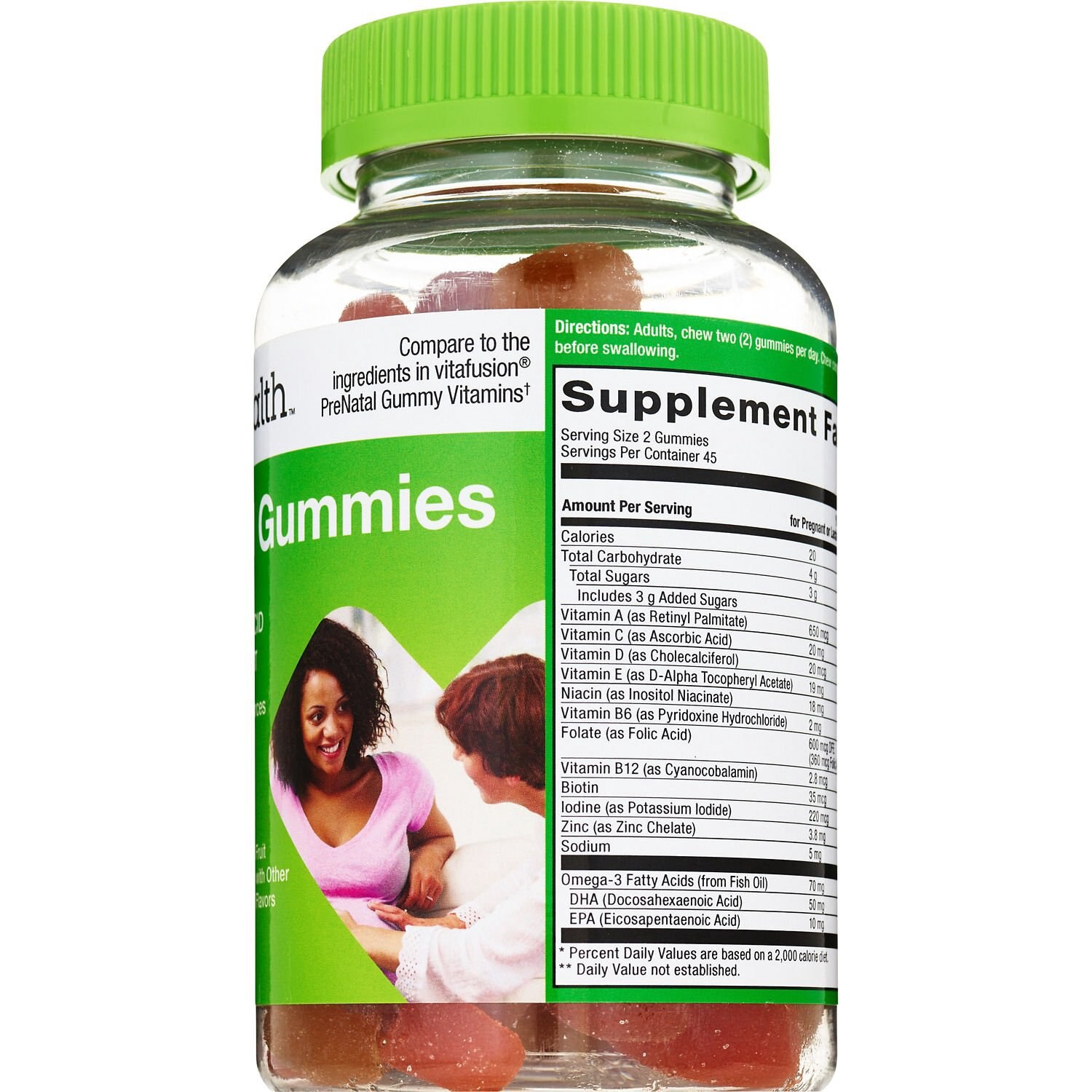 slide 2 of 4, Cvs Health Prenatal Vitamins With Dha & Folic Acid Gummies, 90 Ct, 90 ct