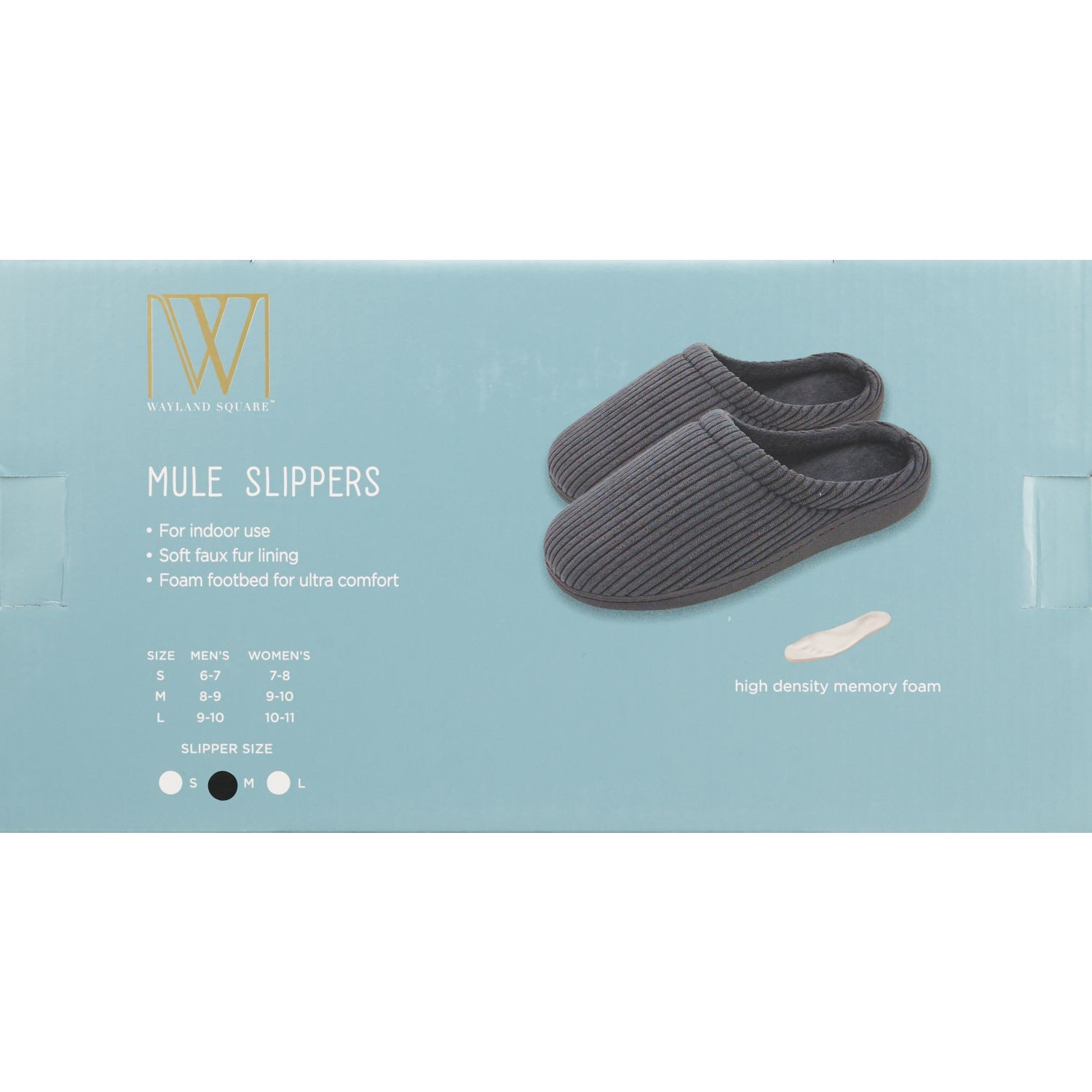 slide 3 of 3, NON BRAND Mf Unisx Slipper 5964 (Grey), 1 ct