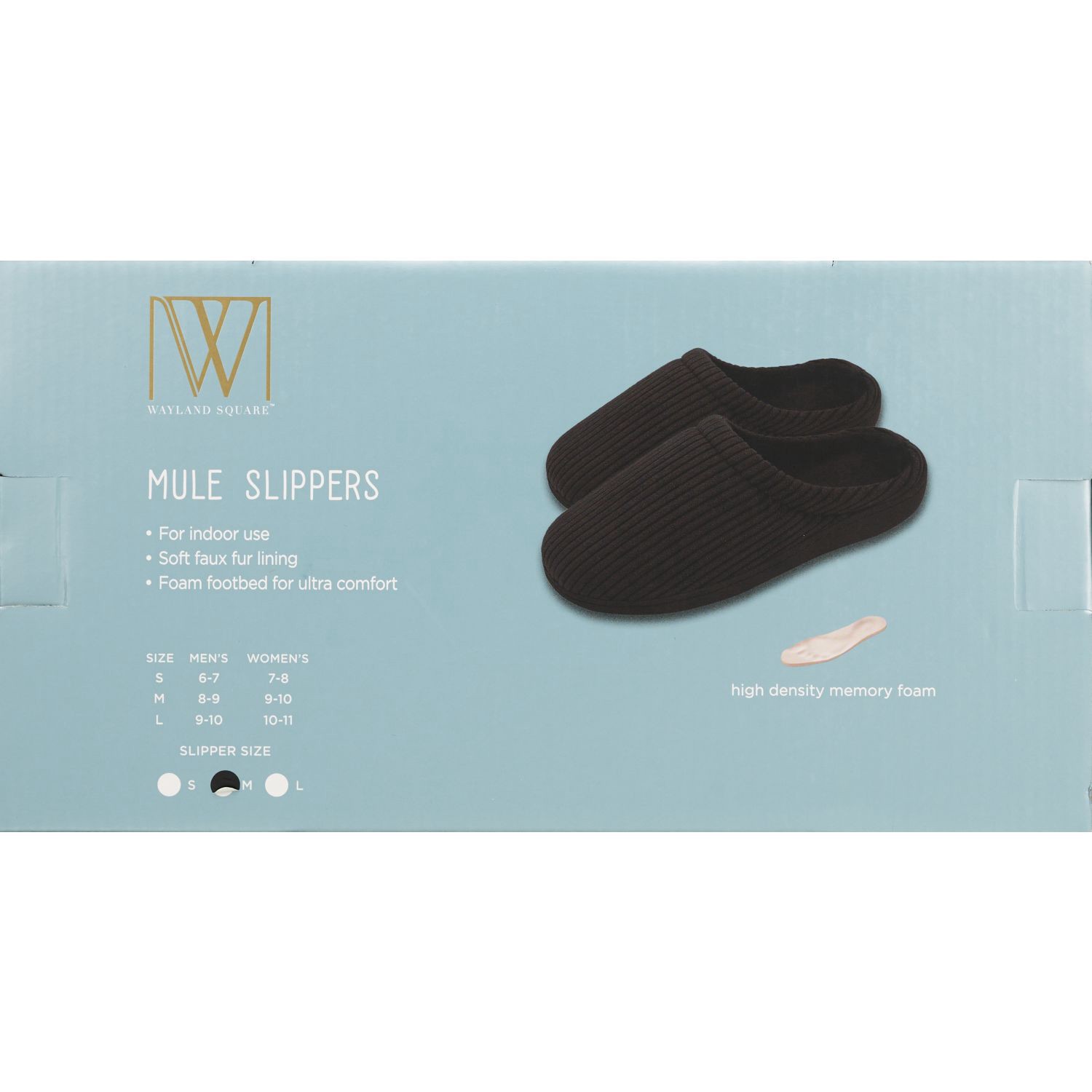 slide 2 of 3, NON BRAND Mf Unisx Slipper 5964- True Black Color, 1 ct