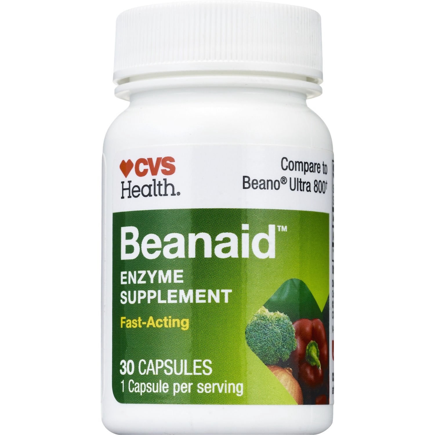 slide 5 of 5, Cvs Health Beanaid Fast Acting Capsules, 30 Ct, 30 ct
