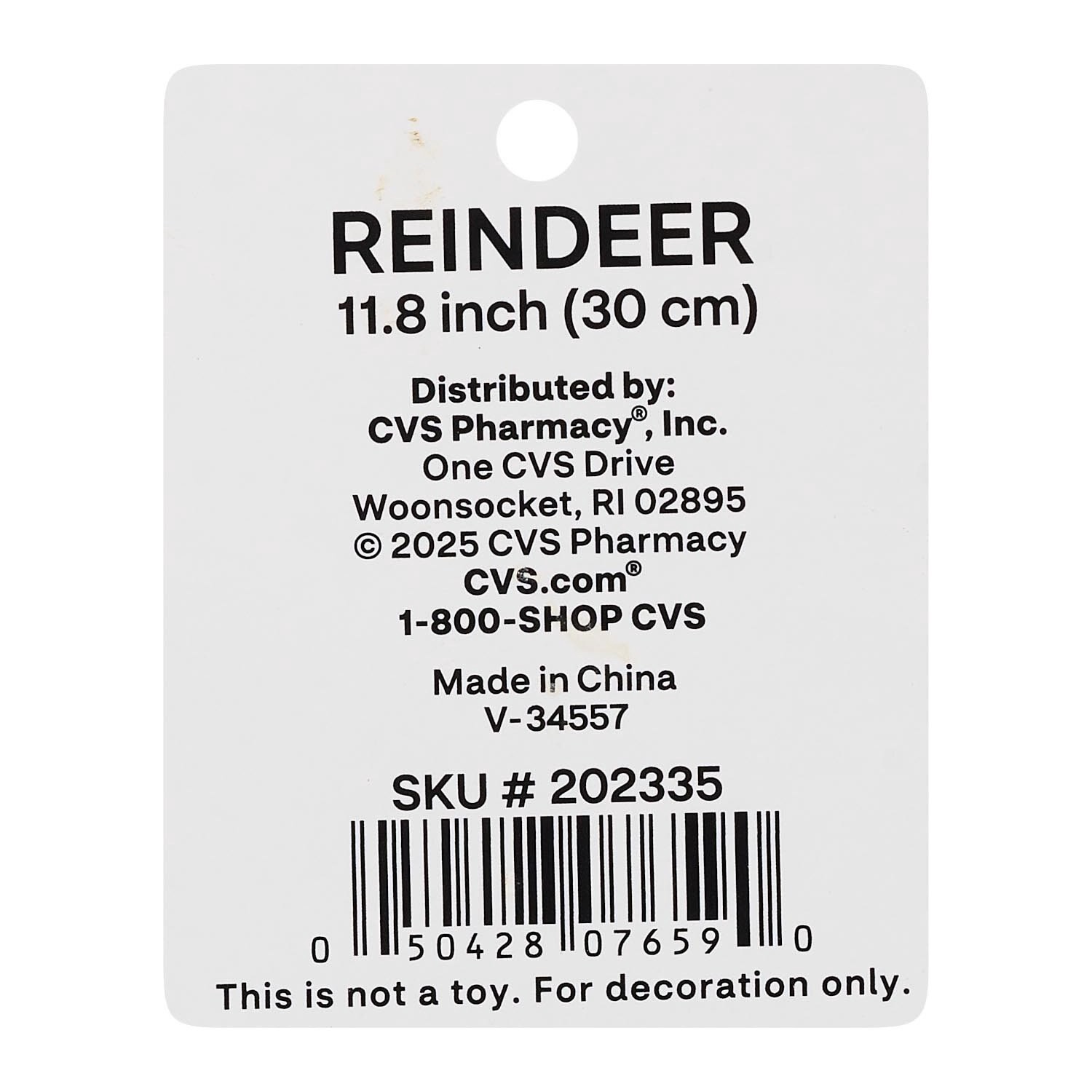 slide 4 of 4, MERRY BRITE Polyresin Standing Reindeer, 1 ct