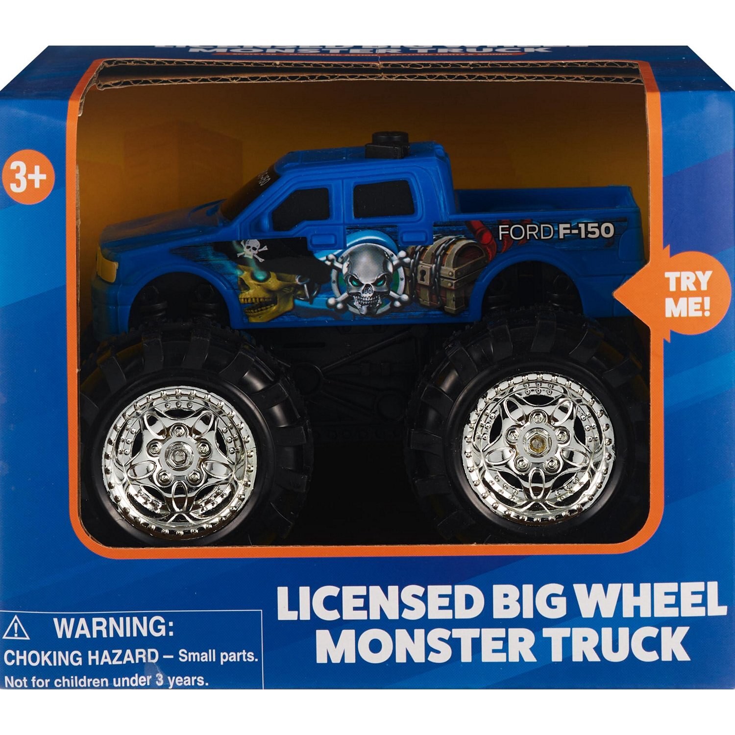 slide 3 of 6, SUPERWAY Licensed Big Wheel Monster Truck, 1 ct