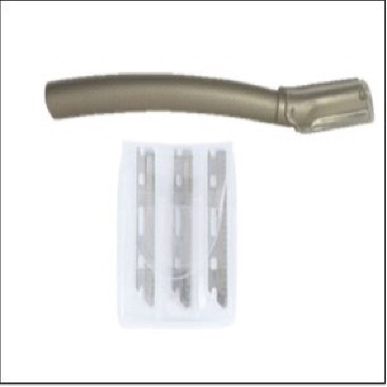 slide 2 of 5, ONE+OTHER Luxe Collection Metal Facial Razor, 1 ct