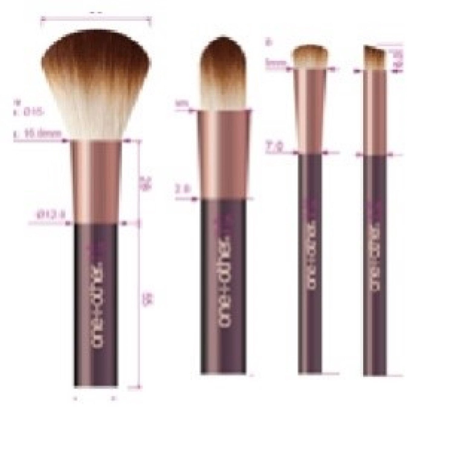 slide 3 of 3, One+Other Luxe Collection 5 Piece Brush Set, 1 ct