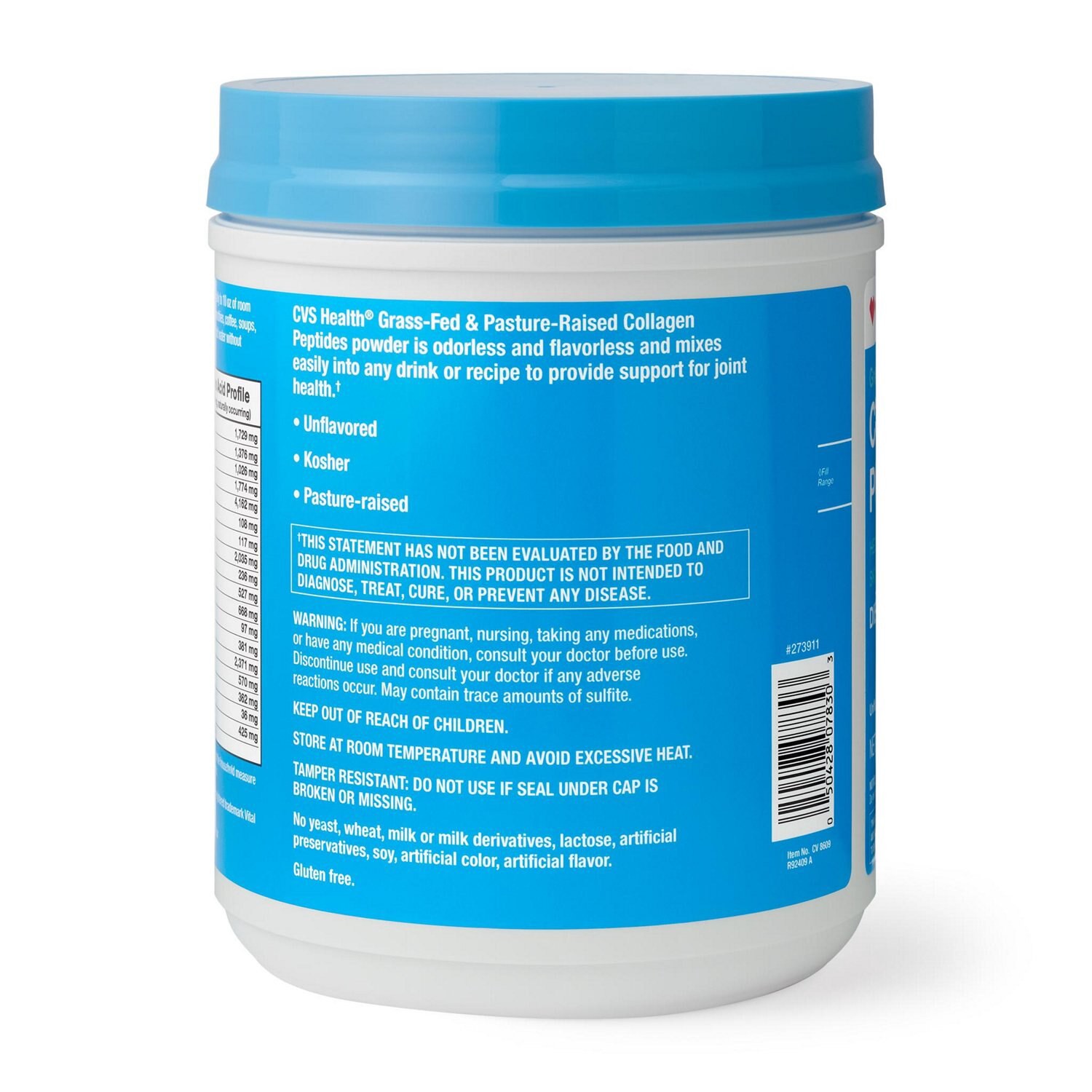 slide 2 of 3, Cvs Health Collagen Peptides Powder, 20 oz