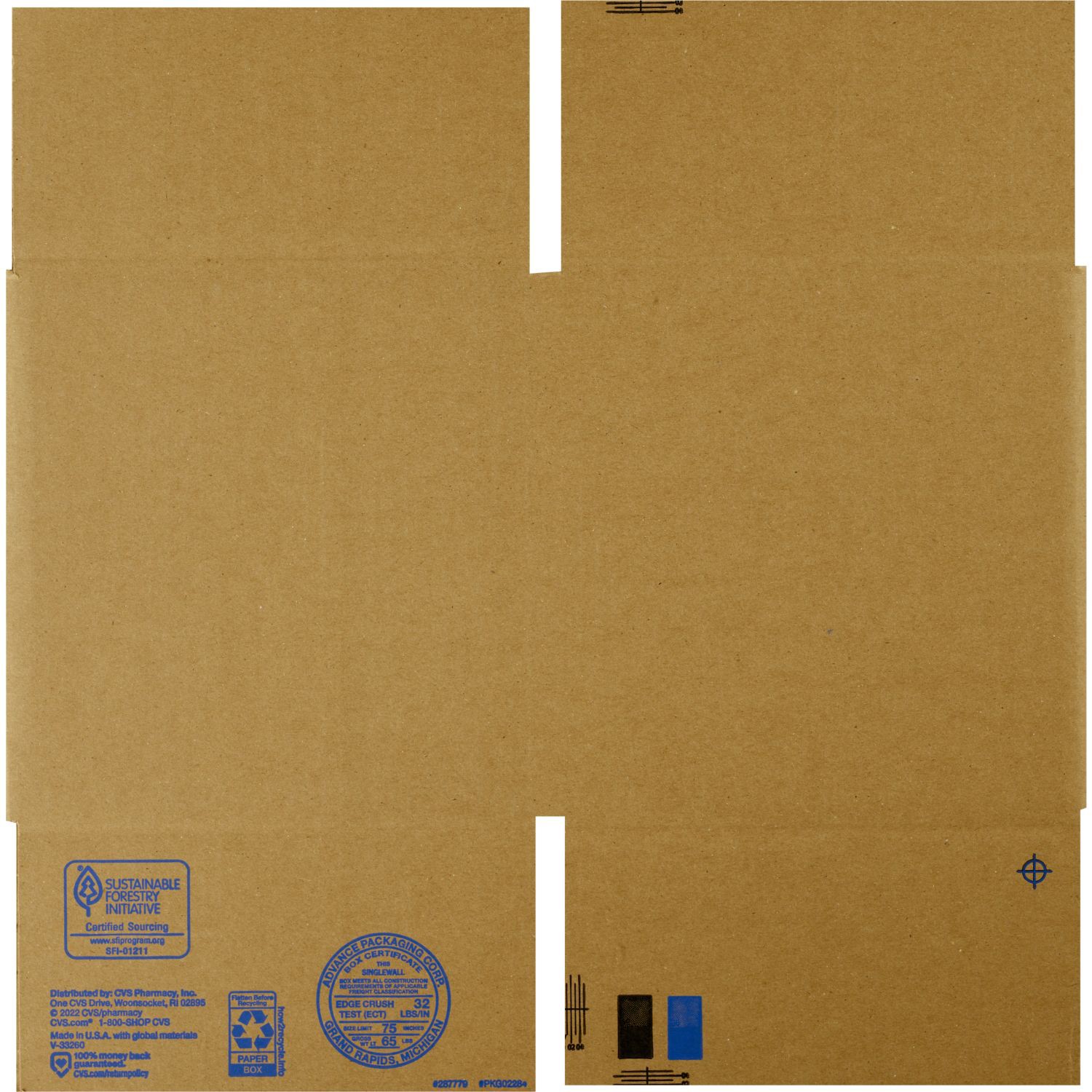 slide 2 of 2, Caliber Shipping Box, 8In X 8In X 8In, 1 ct