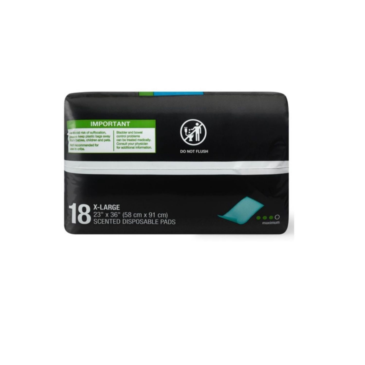 slide 3 of 3, CVS Health Underpads, 18 Ct, 18 ct