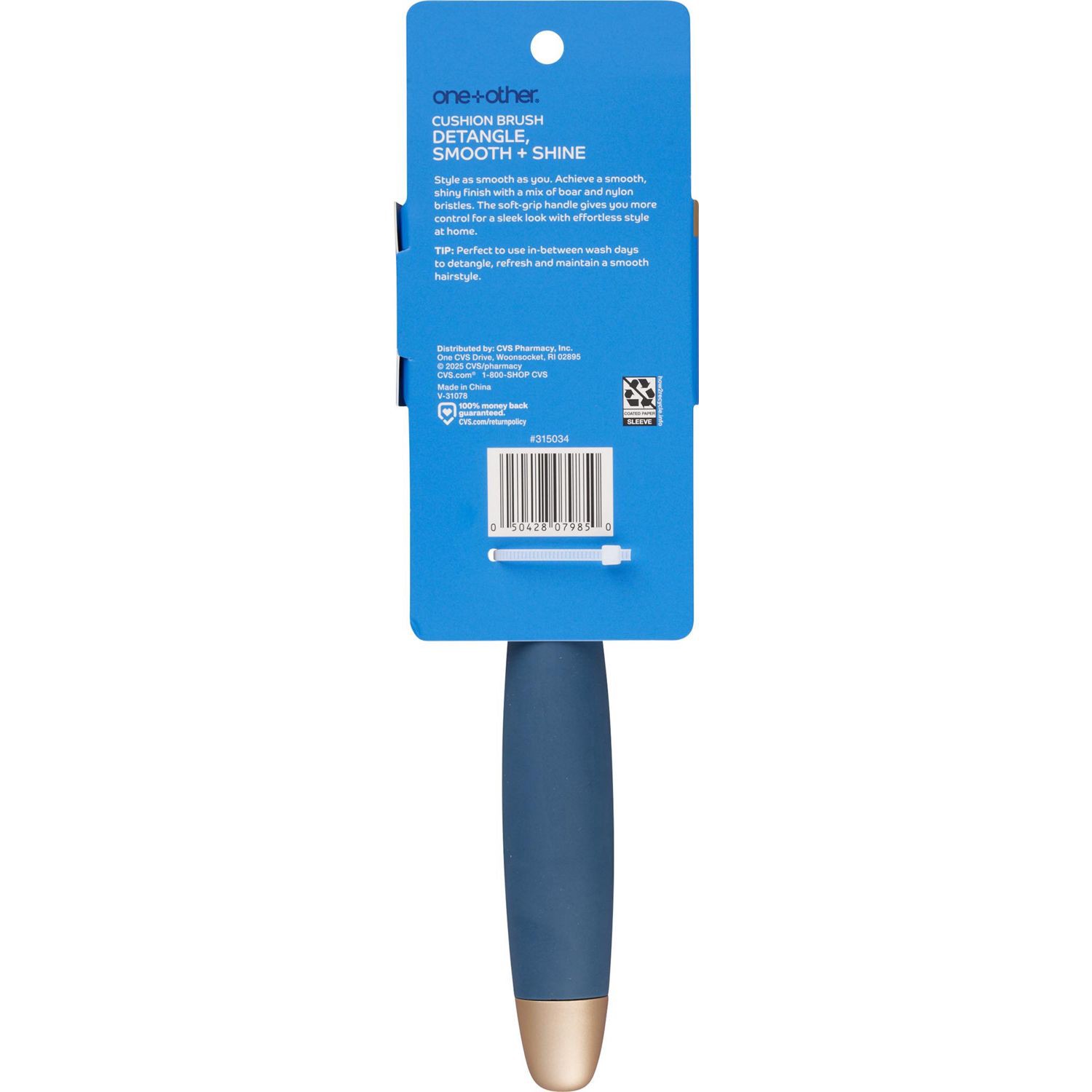 slide 2 of 3, One + Other Styling Collection Porcupine Cushion Brush, 1 ct