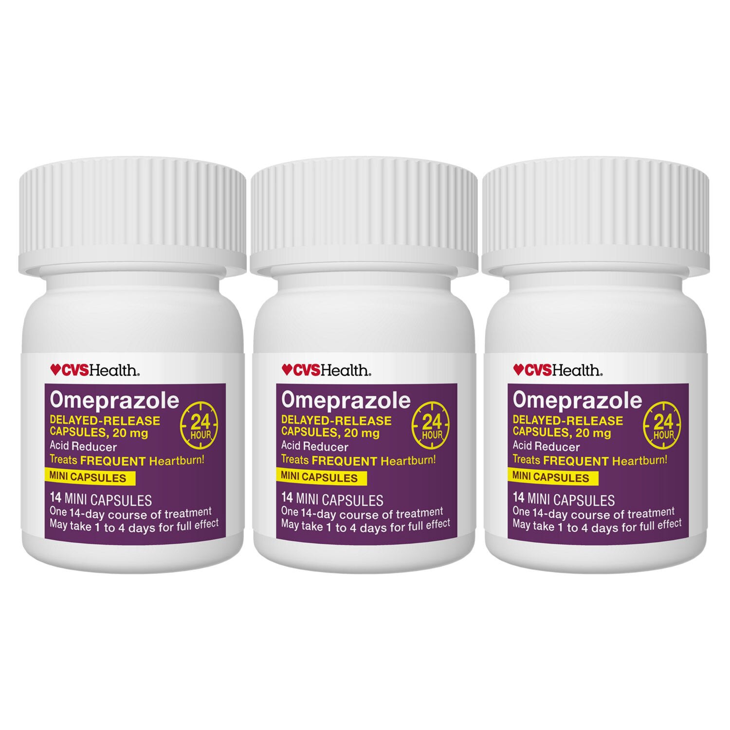 slide 6 of 7, Cvs Health Omeprazole Delayed Release Mini Capsule, 42 ct