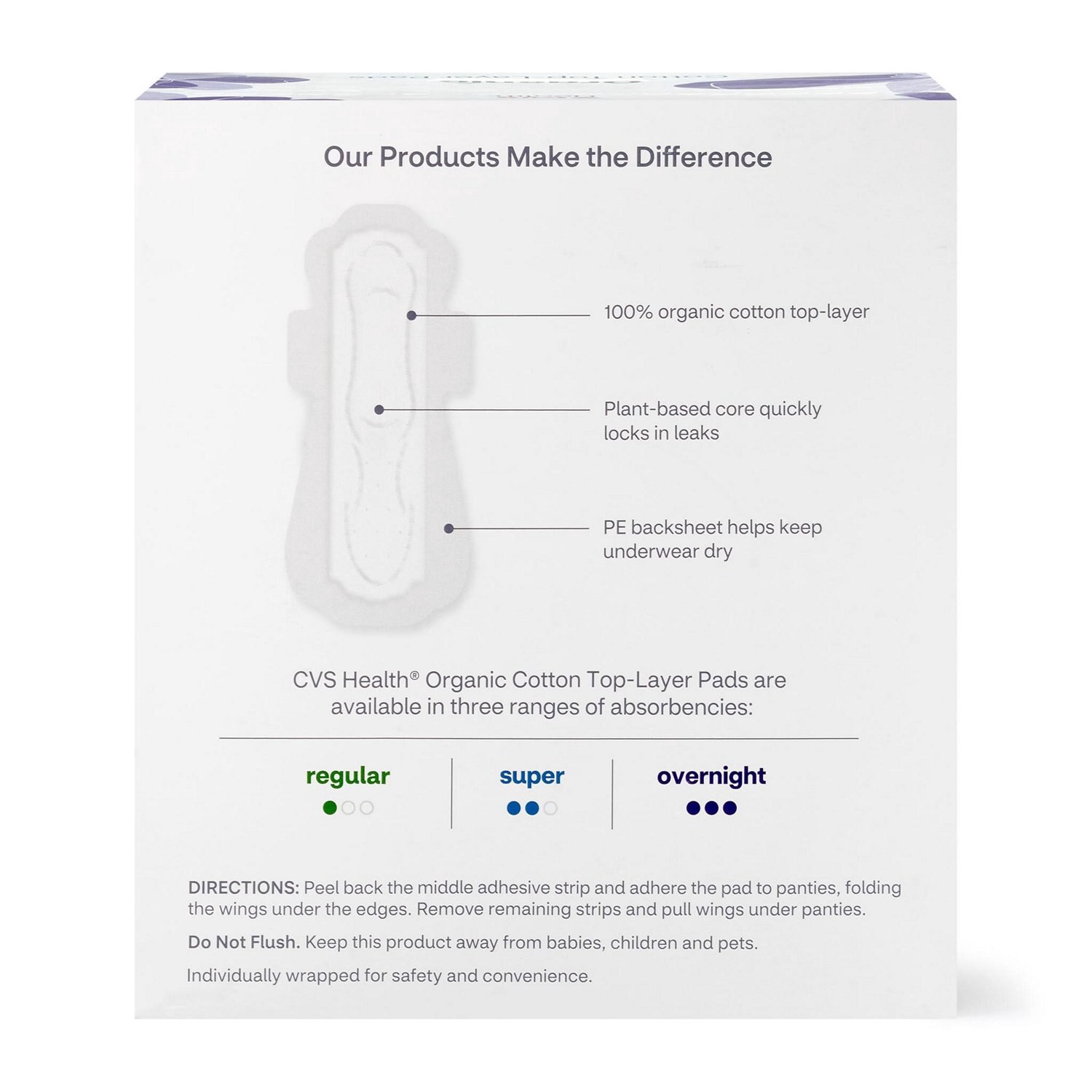slide 3 of 6, Cvs Health Ultra Thin Overnight Pad, 36 Ct, 36 ct