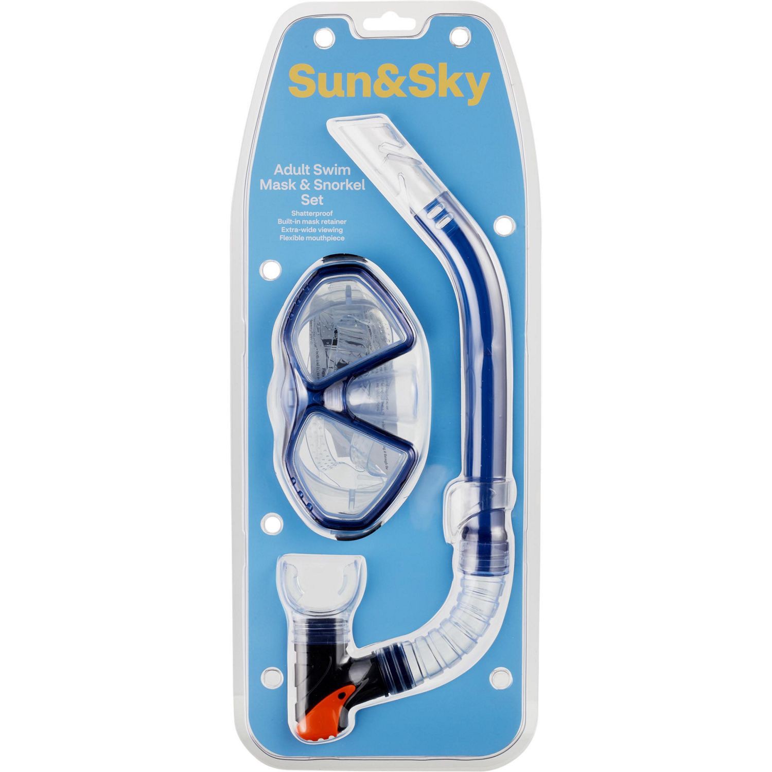 slide 3 of 4, NON BRAND Sk Adult Swim Mask & Snorkel Set, 1 ct