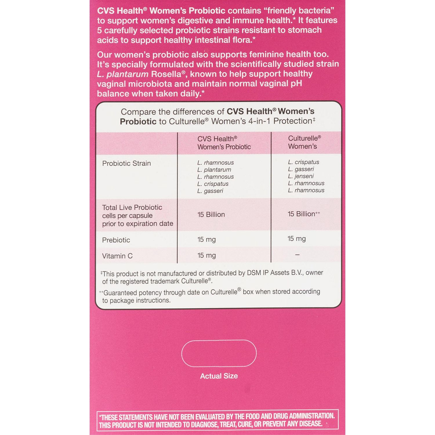 slide 3 of 5, Cvs Health Women's Wellness Probiotic, 30 Ct, 30 ct