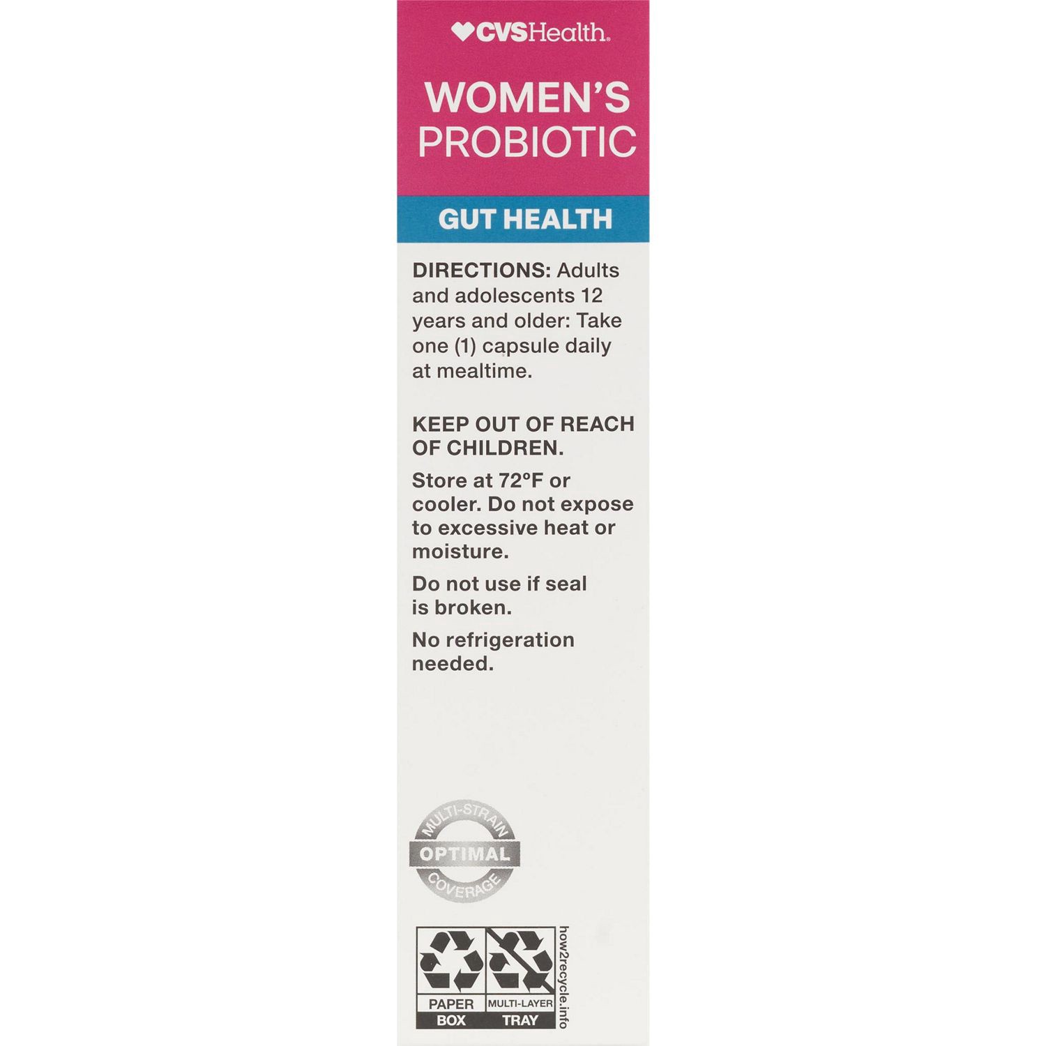 slide 4 of 5, Cvs Health Women's Wellness Probiotic, 30 Ct, 30 ct