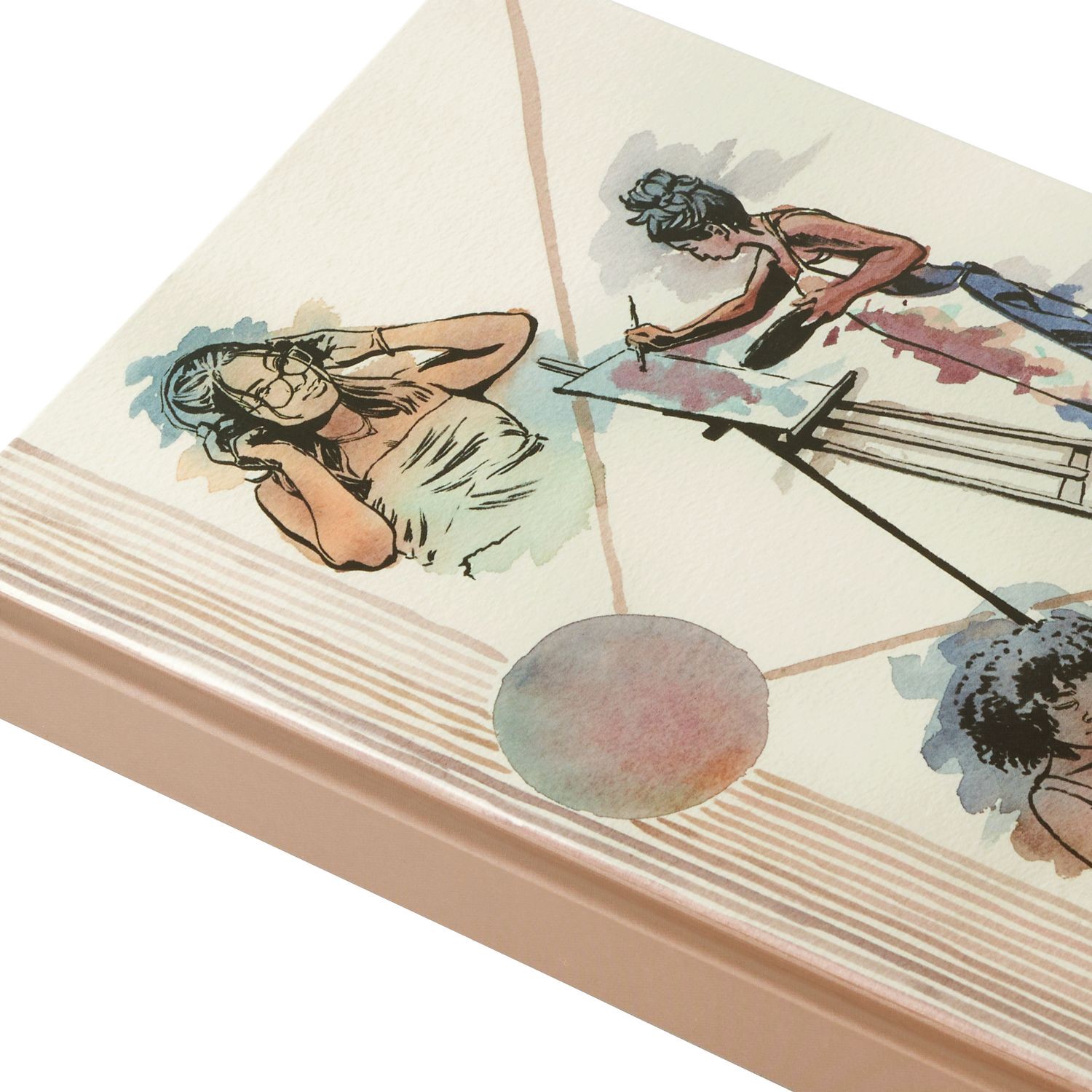 slide 3 of 3, Caliber Artist Series Hard Cover Board Journal, 6 In X 8 In, 1 ct