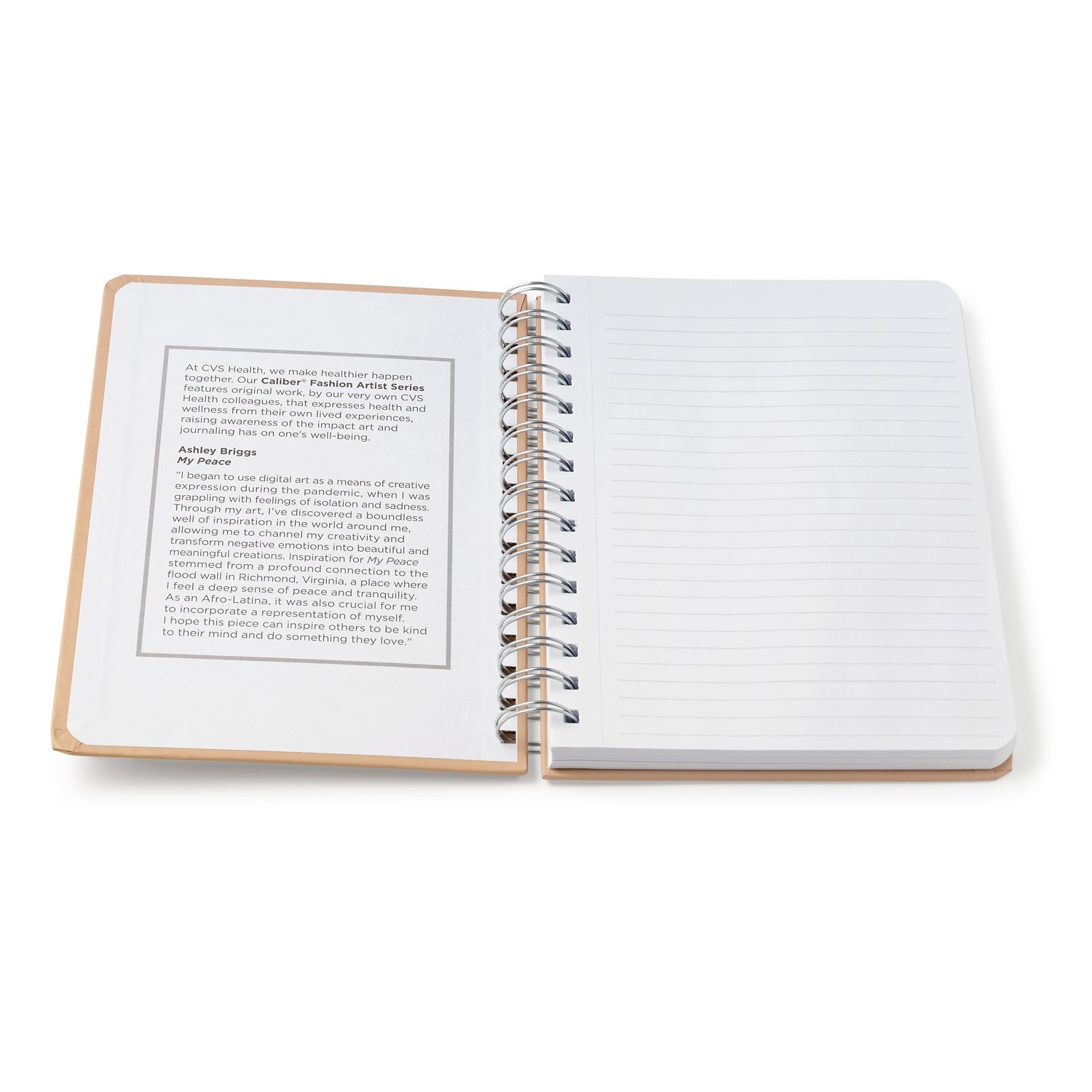 slide 4 of 6, Caliber Artist Series 6 In X 8 In Hard Cover Board Twin Wire Journal, 1 ct