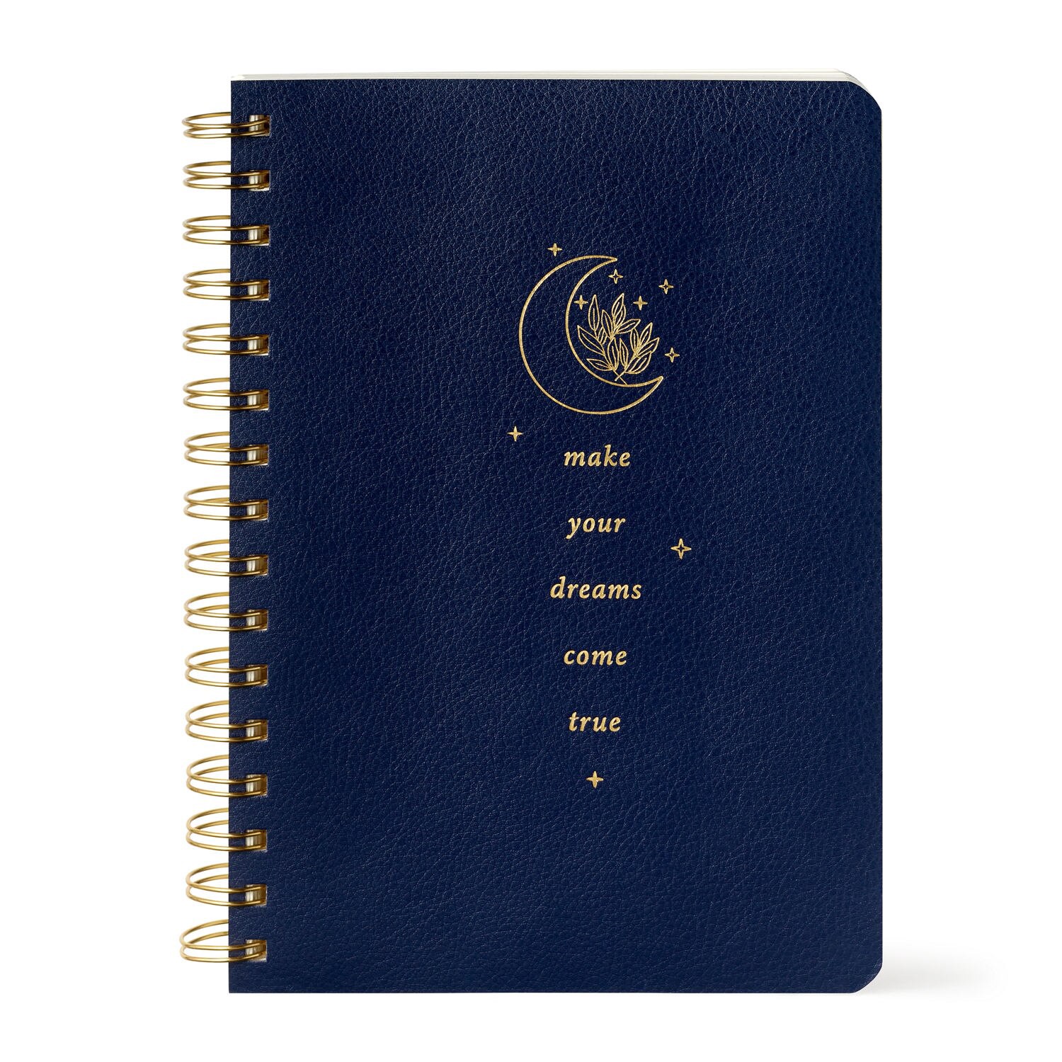 slide 5 of 5, Caliber Wellness Twin Wire Lined Journal, Soft Cover Vegan Leather Cover, Coordinating Pen + Pen Loop, 1 ct