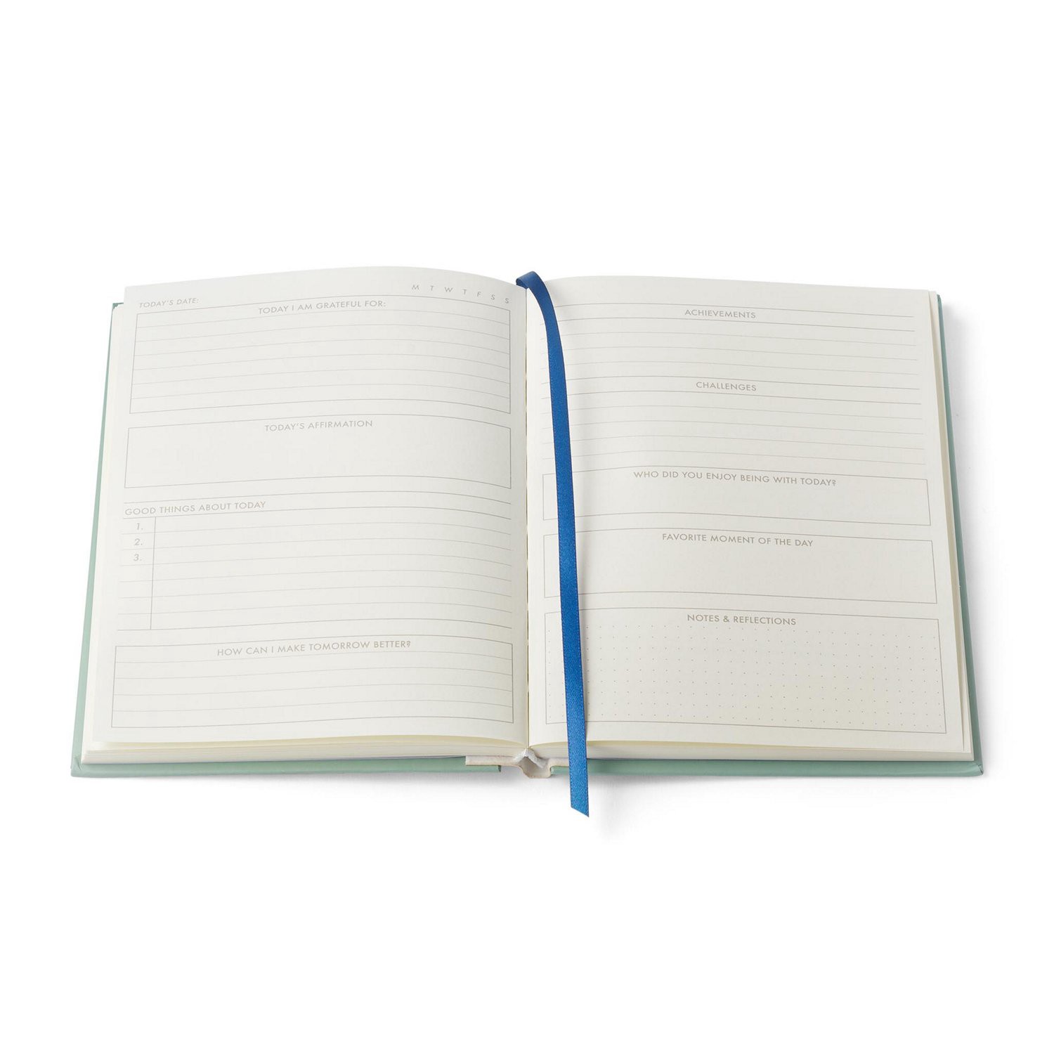 slide 2 of 7, Caliber Hardcover Gratitude Journal With Pu Spine & Pen Loop, 6" X 8", 192 Pages, 1 ct