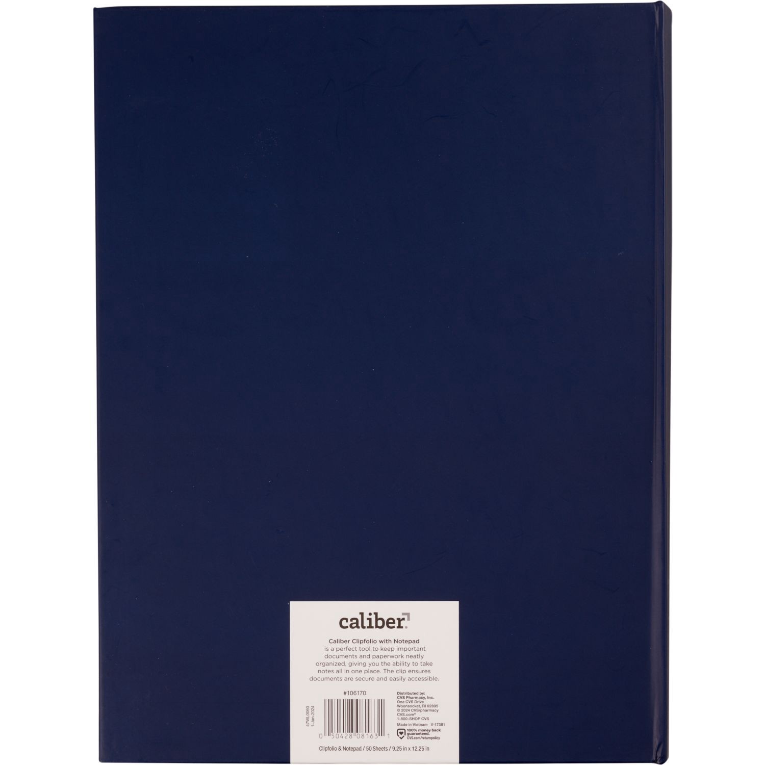 slide 2 of 6, Caliber Clipfolio With Notepad 9.25 In X 12.25 In X 11 In, 50 Sheets, 1 ct
