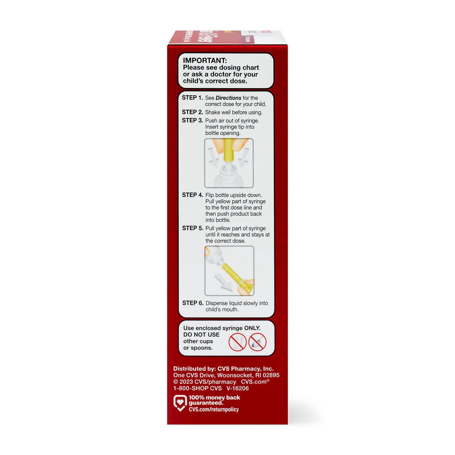 slide 3 of 5, CVS Health Infants' Pain & Fever, Cherry, 2 Oz, 2 oz
