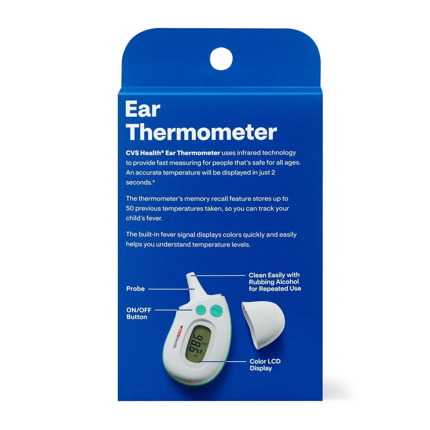 slide 5 of 5, Cvs Health Digital Ear Thermometer, 1 ct