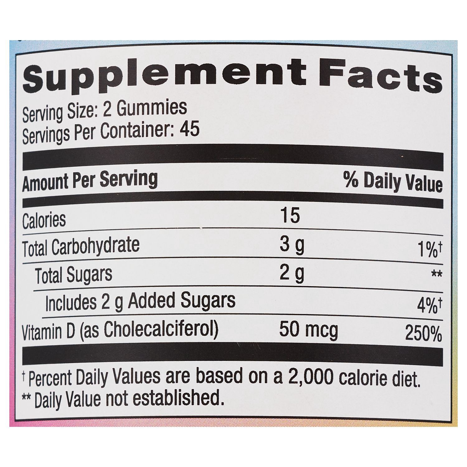 slide 2 of 4, CVS HEALTH Cvs Vitamin D3 Gummies 50Mcg, 90 ct