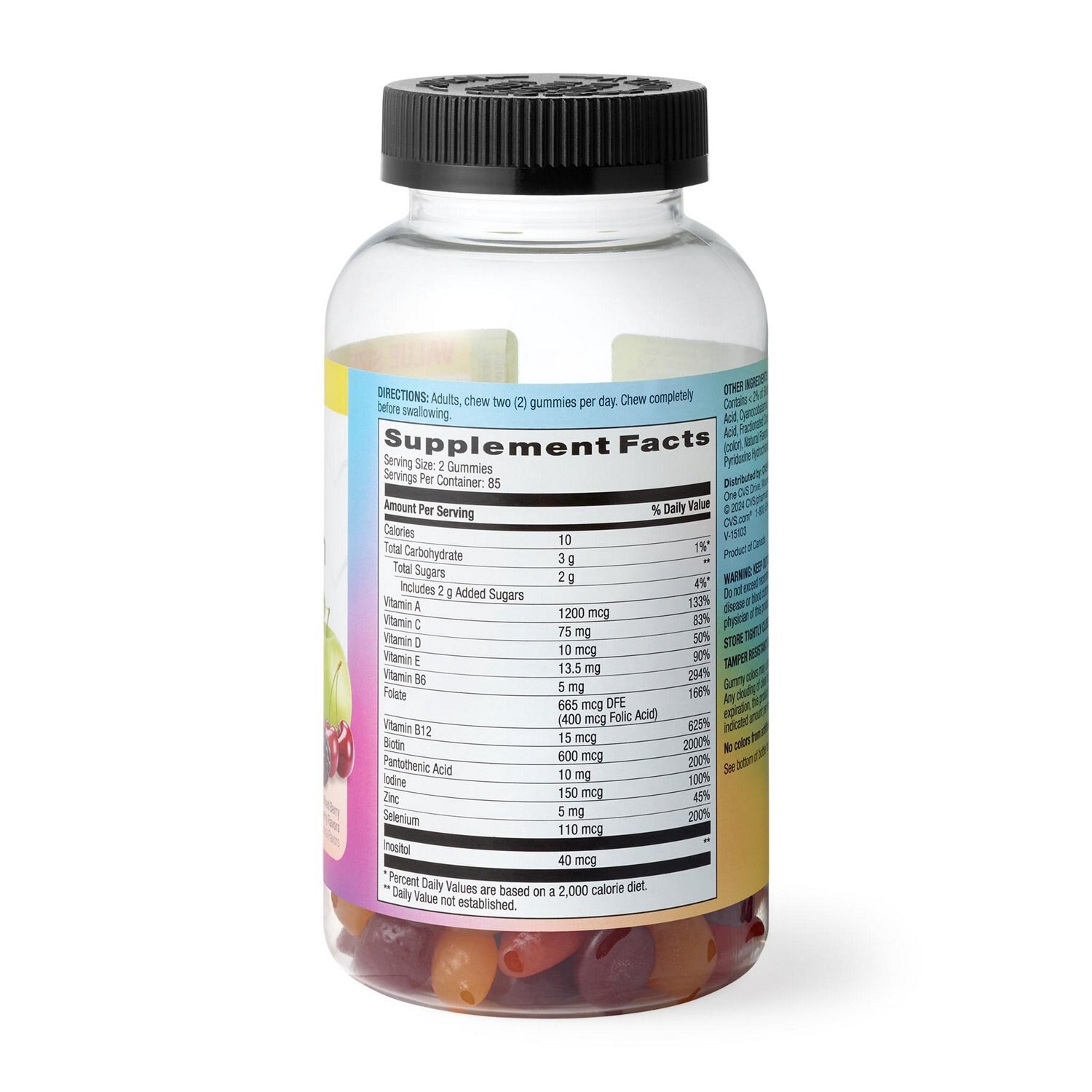 slide 2 of 5, Cvs Health Men's Multivitamin Gummies, 150 Ct, 170 ct