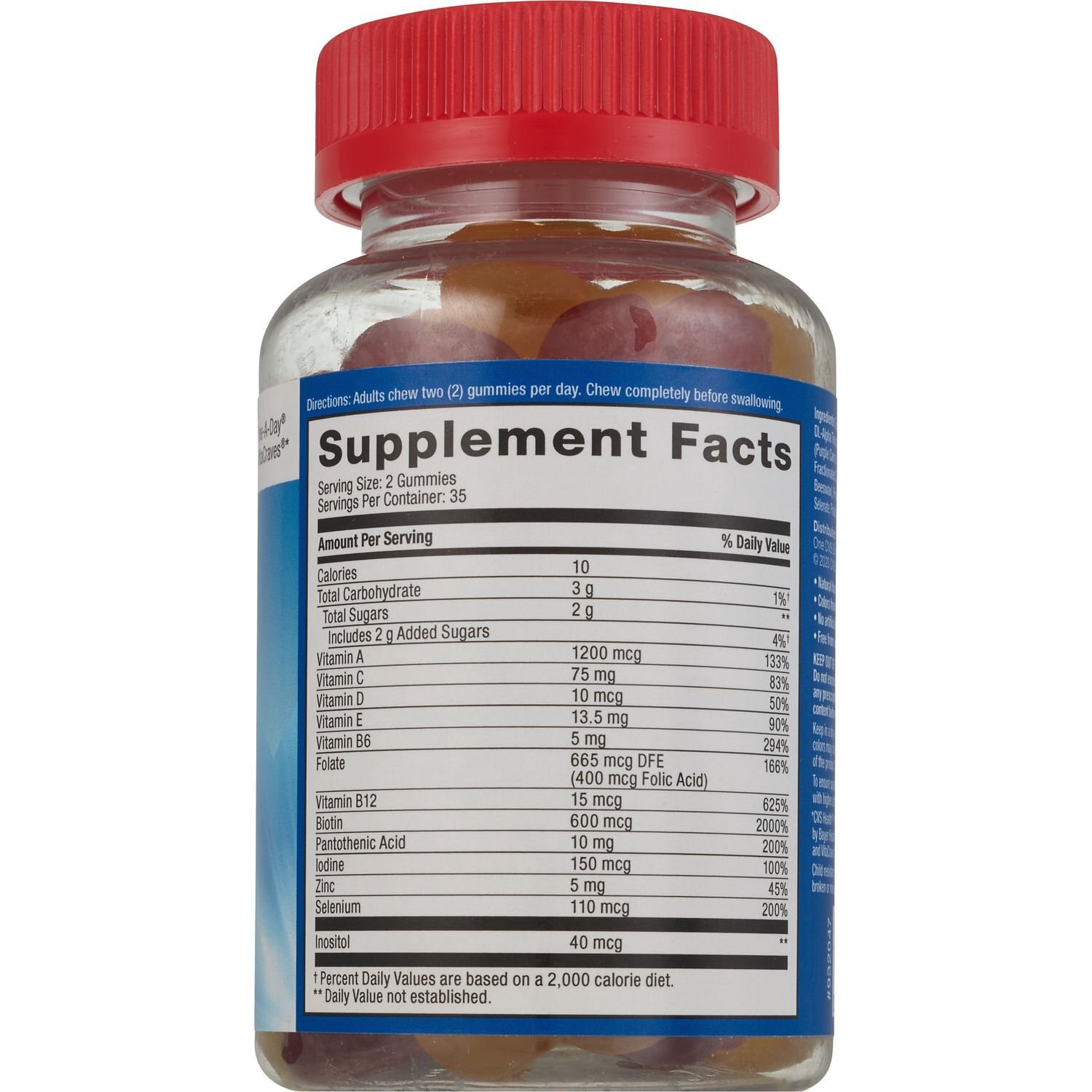 slide 3 of 3, CVS Health Men's Daily Multivitamin Gummies, 70 Ct, 80 ct