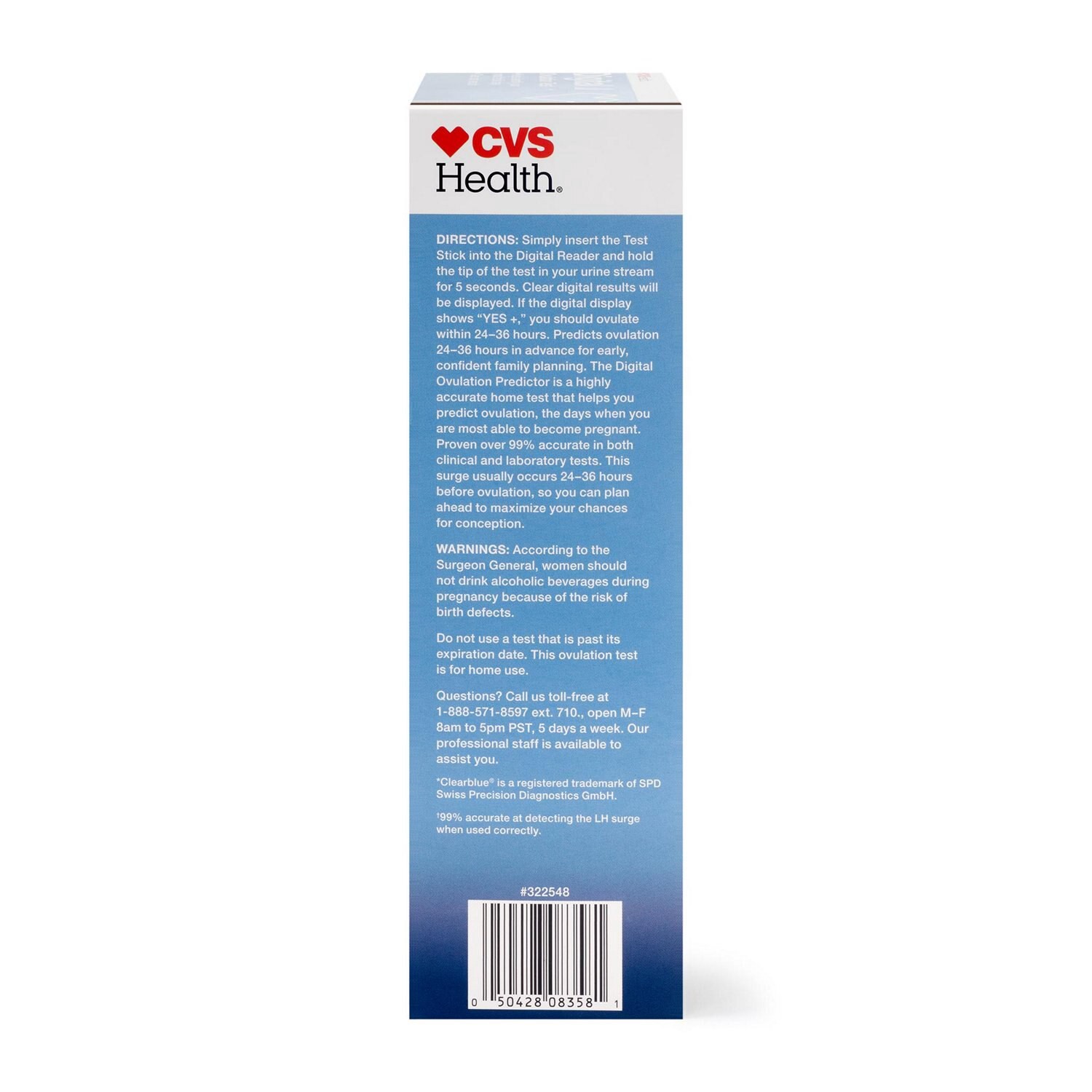 slide 3 of 5, Cvs Health At Home Digital Ovulation Test, 10 Ct, 10 ct