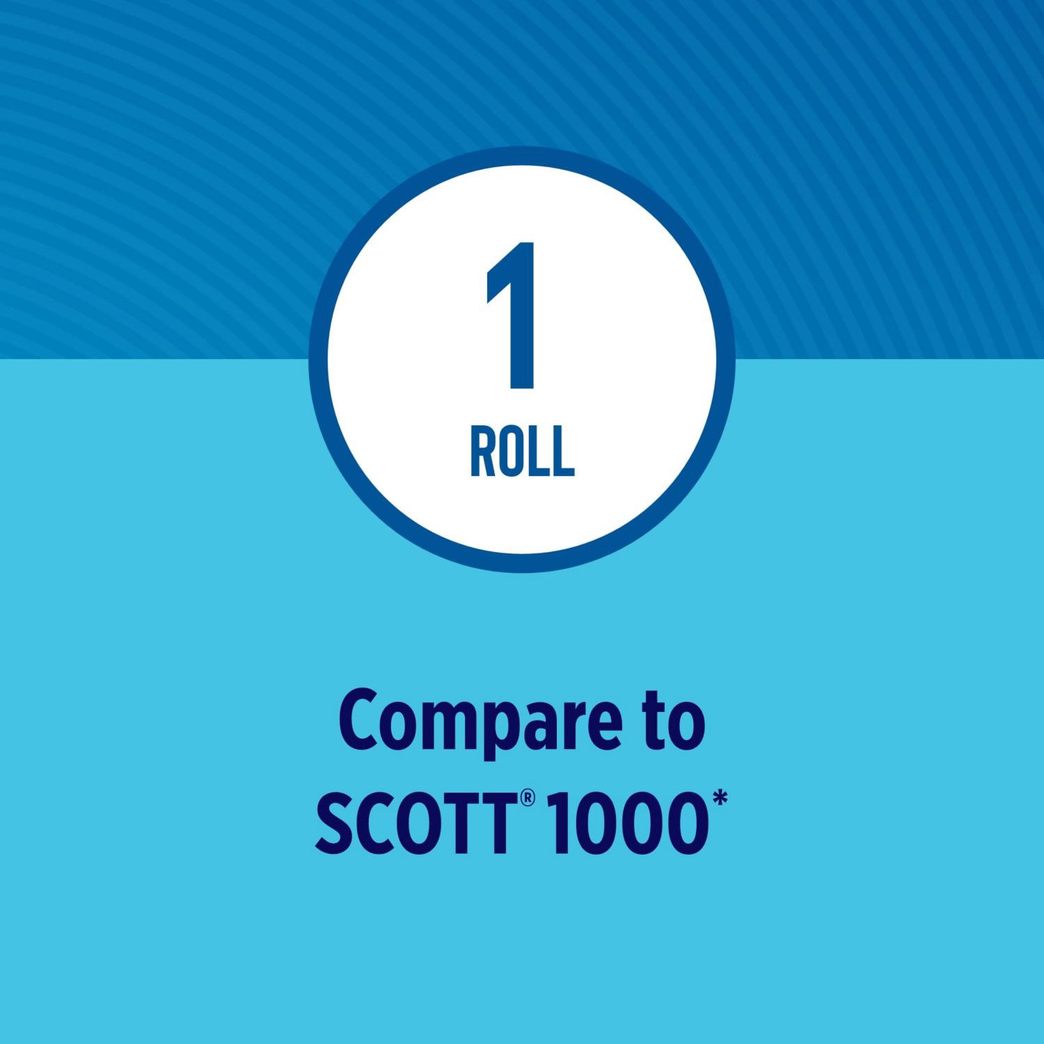 slide 4 of 4, Total Home Just The Basics 1-Ply Toilet Tissue, 1 Roll, 1000 Sheets, 1 ct