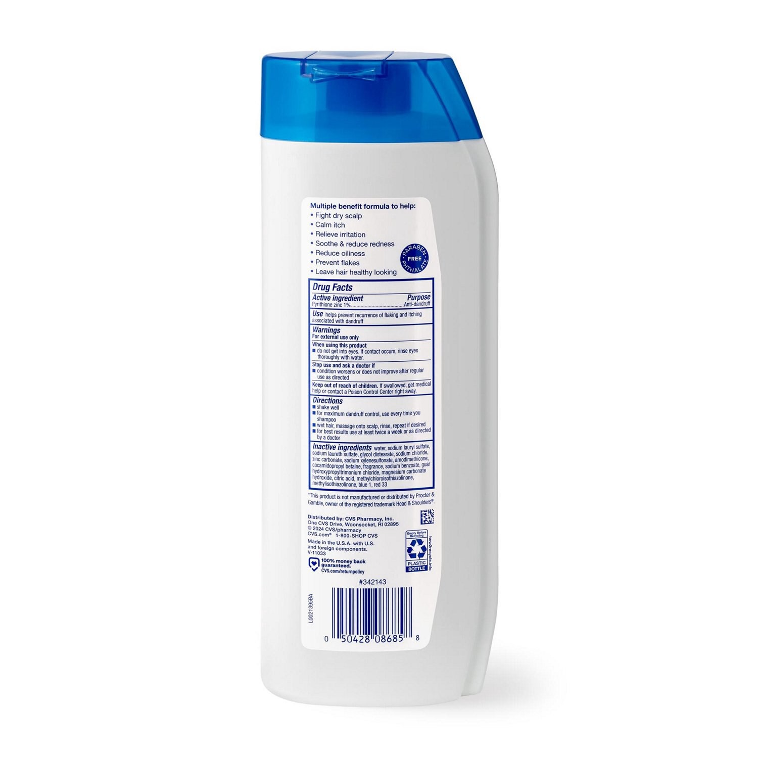 slide 3 of 4, Cvs Health 2-In-1 Dandruff Shampoo & Conditioner, Original, 23.7 Oz, 20.7 oz