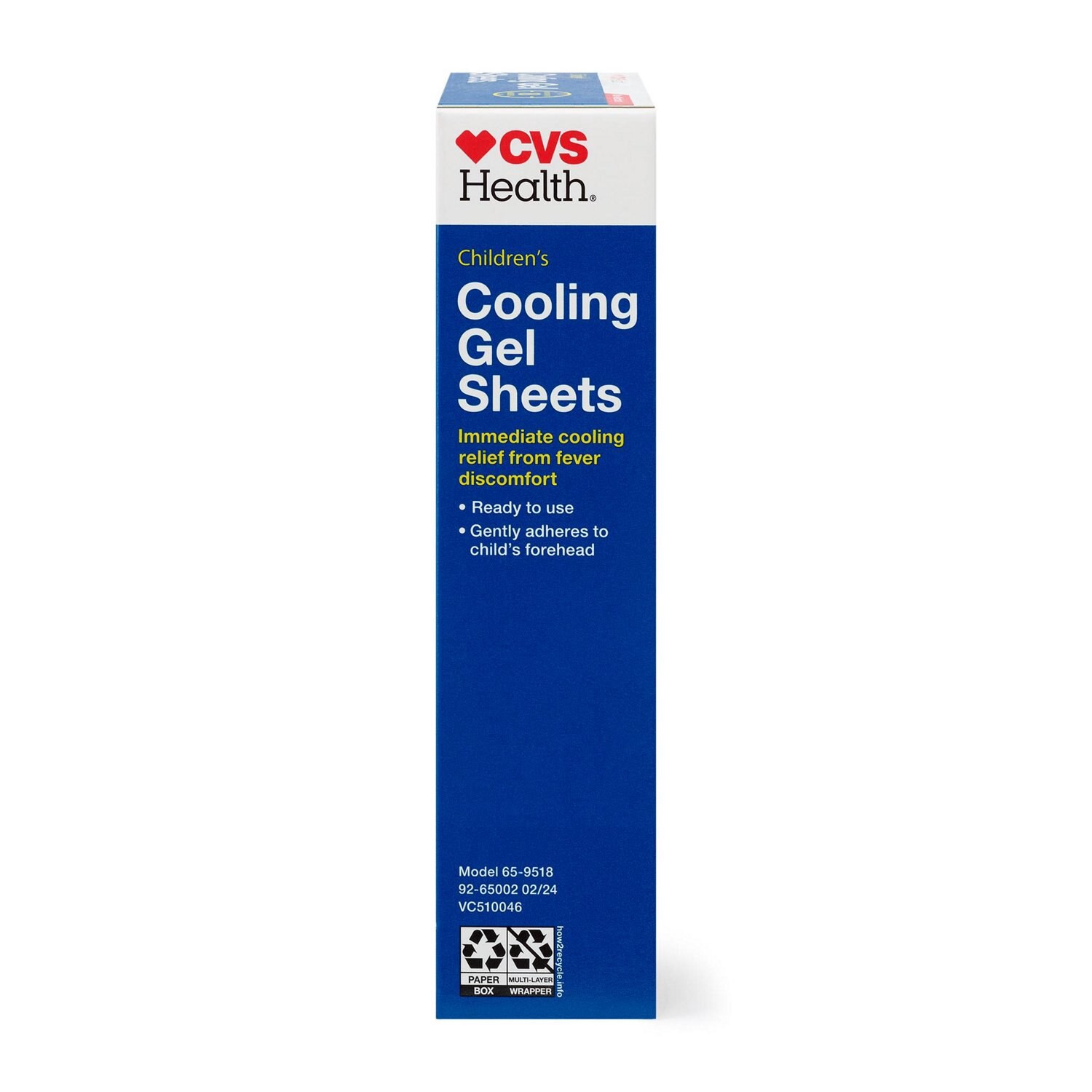 slide 4 of 5, CVS Health Child Fever Gel Sheets, 8 Ct, 8 ct