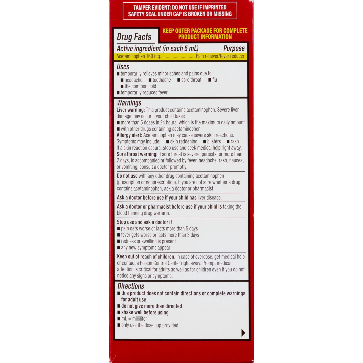 slide 5 of 5, CVS HEALTH Cvs Children's Pain & Fever Dye Free Grape, 4 oz