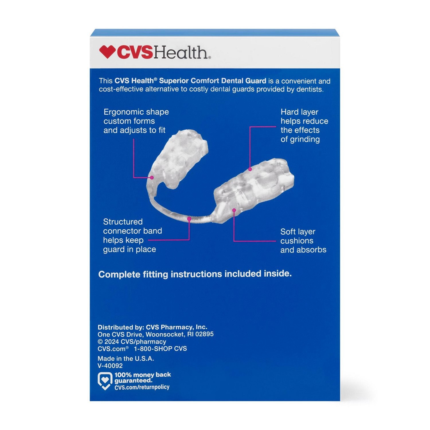 slide 3 of 5, CVS Health No Boiling Dental Guards, 2 Ct, 1 ct
