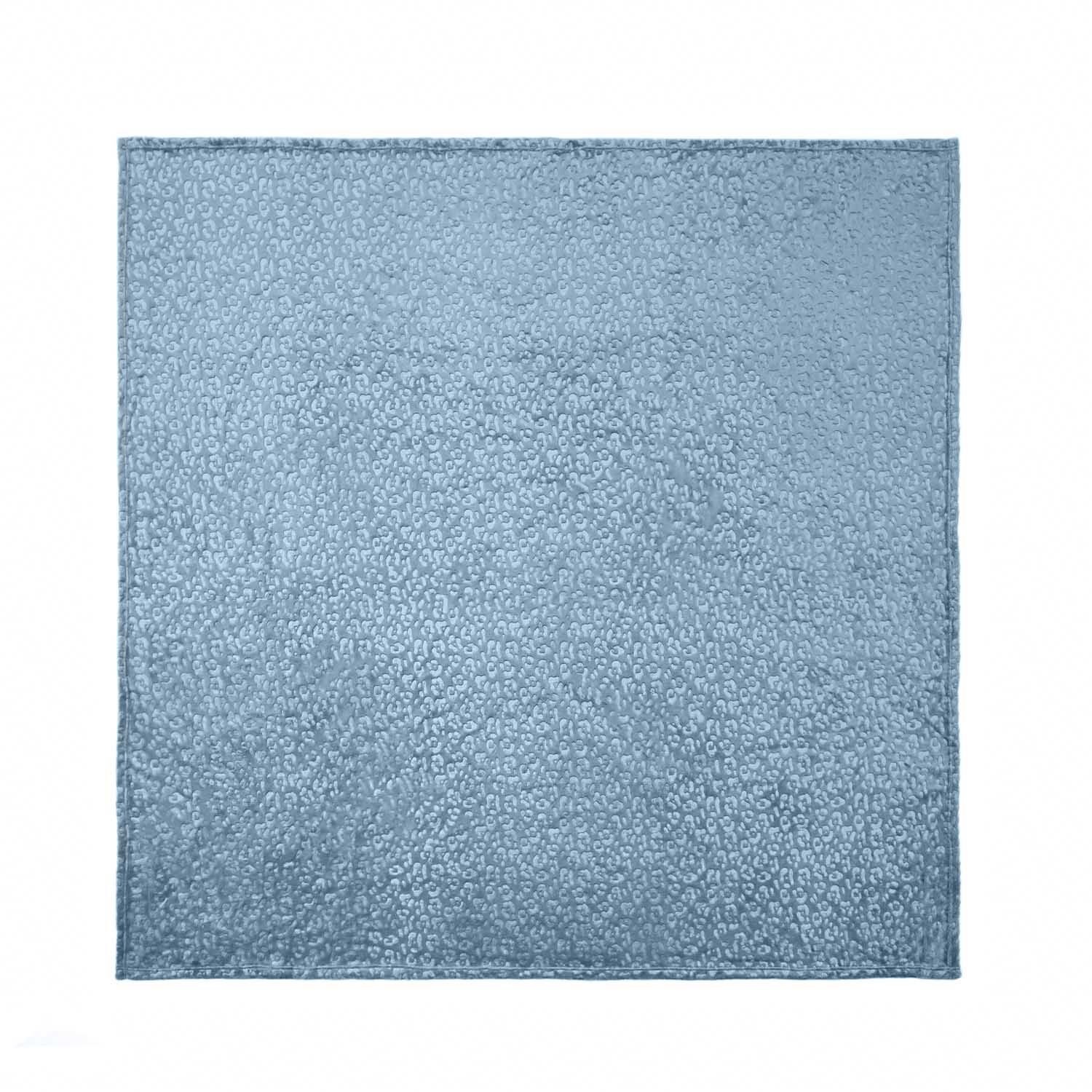 slide 2 of 3, Fall Fest Embossed Flannel Blanket, Blue, 1 ct