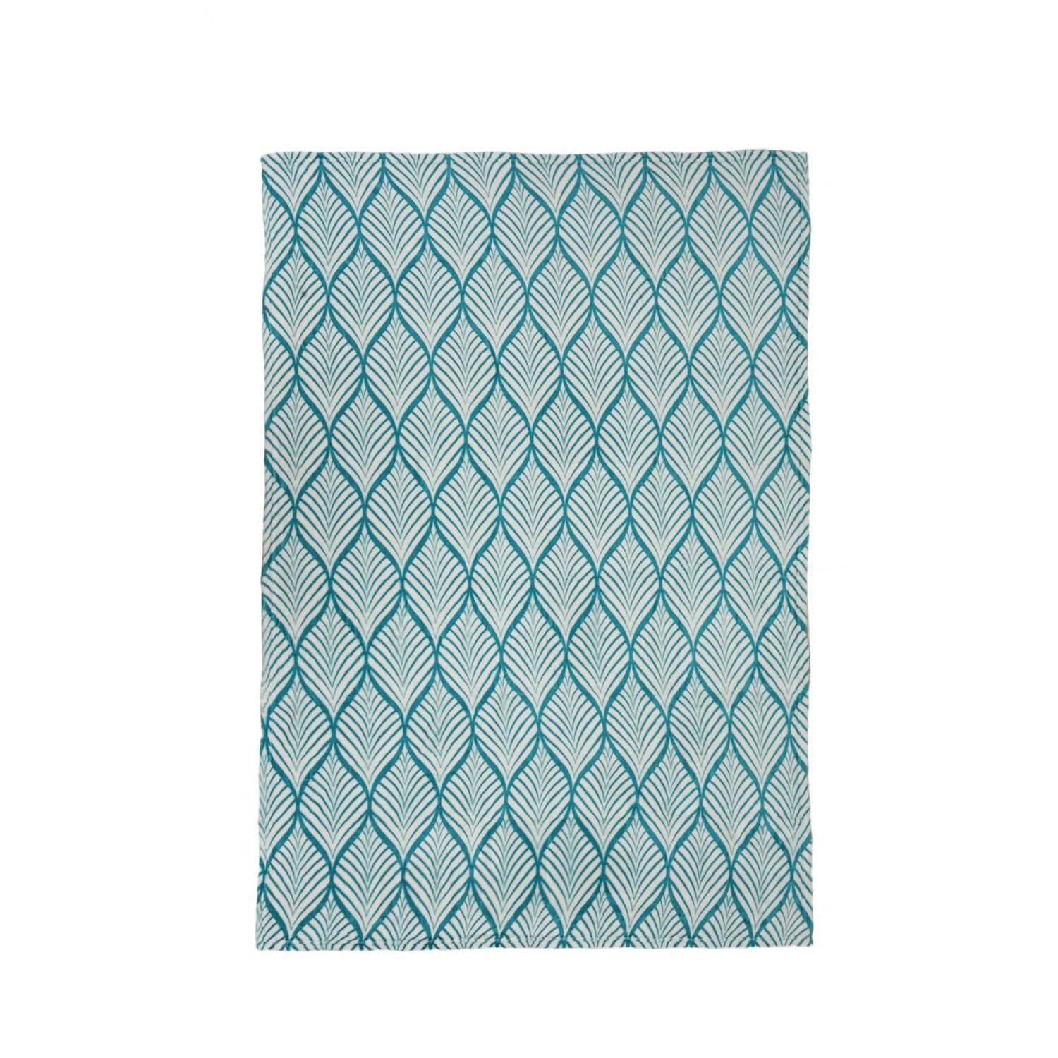 slide 3 of 3, Fall Fest Flannel Throw Blanket, Printed Green, 1 ct