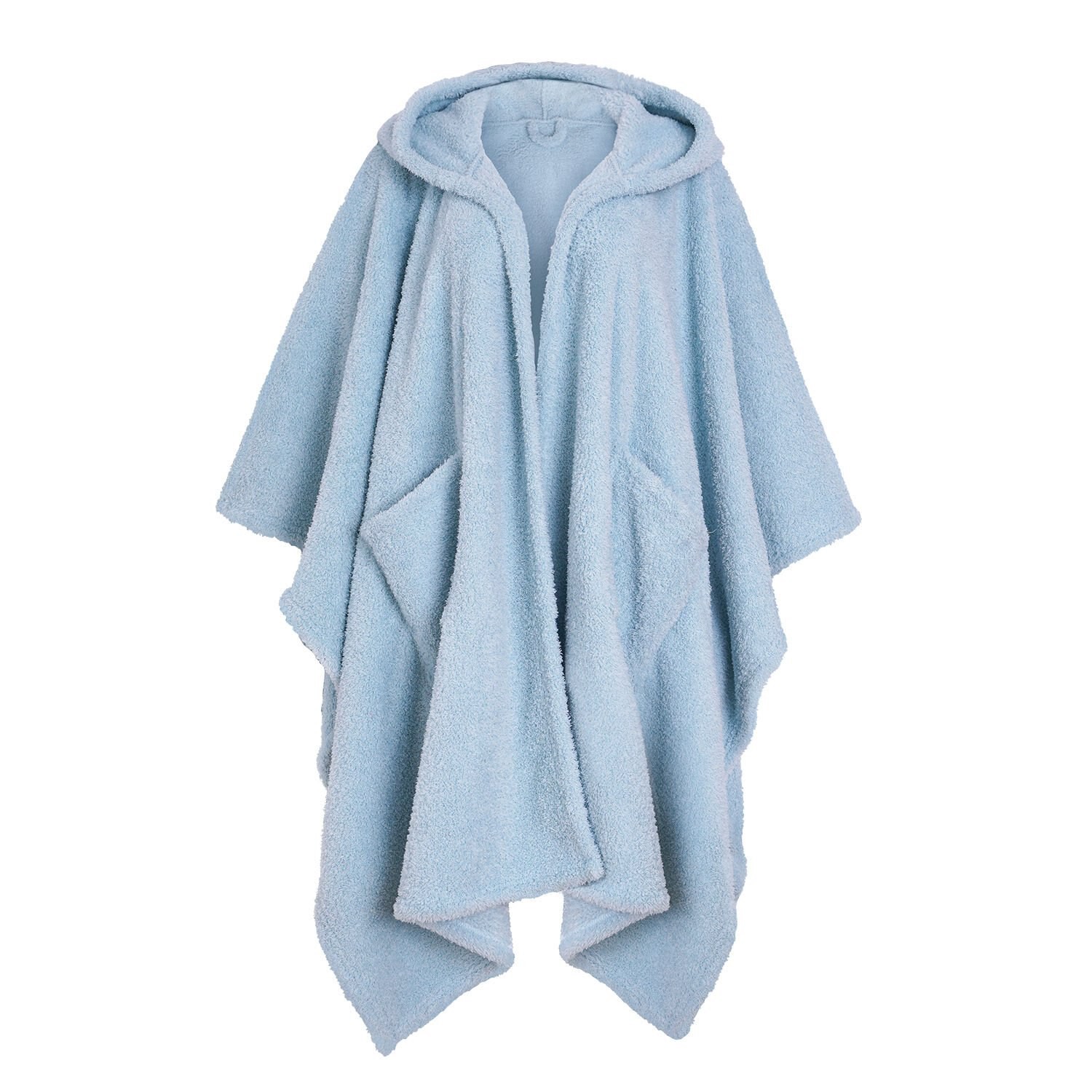 slide 3 of 3, Fall Fest Hooded Throw Blanket, Blue, 1 ct