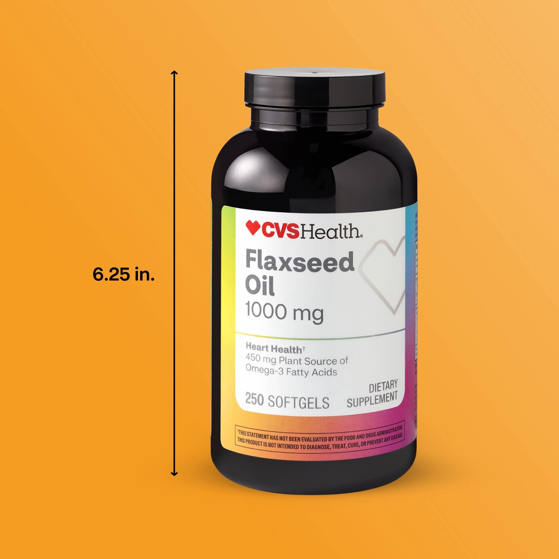 slide 7 of 8, Cvs Health Flaxseed Oil Softgels, 250 Ct, 250 ct