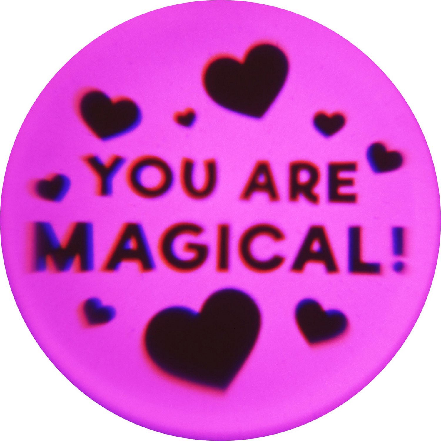 slide 5 of 8, RED AND PINK Projector Flashlight, 1 ct