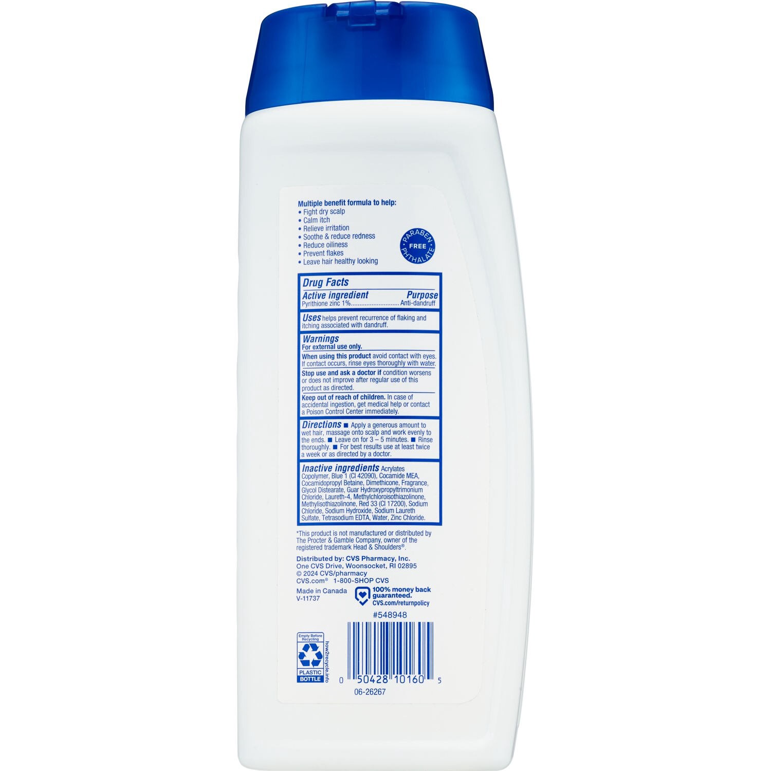 slide 2 of 2, CVS Health Cvs Men 2-In-1 Dandruff Shampoo & Conditioner, Old Spice Pure Sport, 20.7 Oz, 20.7 oz