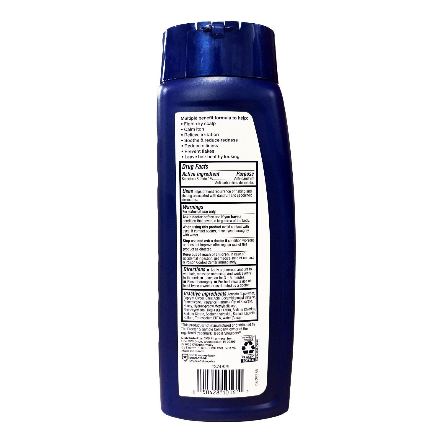 slide 2 of 2, CVS Health Cvs Clinical Maximum Dandruff Shampoo With Honey, 13 Oz, 13.5 oz