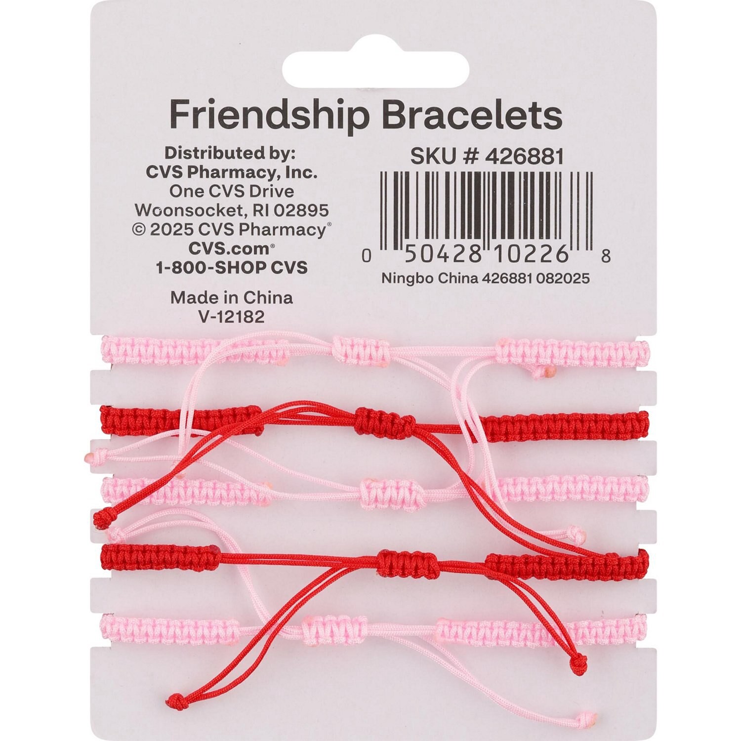 slide 2 of 2, RED AND PINK Bead Bracelets Set, 1 ct