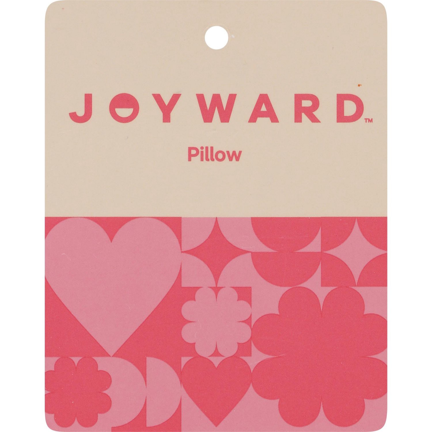 slide 3 of 3, Red & Pink Embroidered Flowers Heart-Shaped Pillow, 17 X 14 In, 1 ct